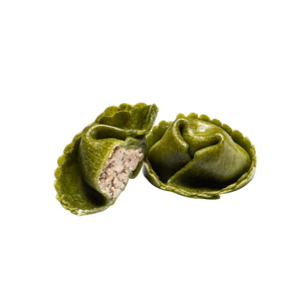 MAKARON ZIELONE TORTELLO Z NADZIENIEM Z BOROWIKÓW 1 KG 3/BOX SABATELLI