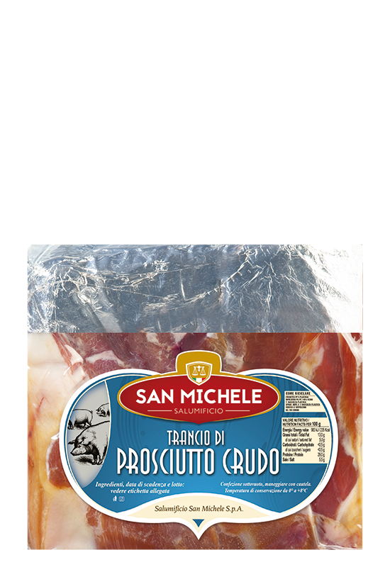 PROSCIUTTO CRUDO / SZYNKA DOJRZEWAJĄCA MATTONELLA ZE SKÓRĄ OK. 3 KG SAN MICHELE