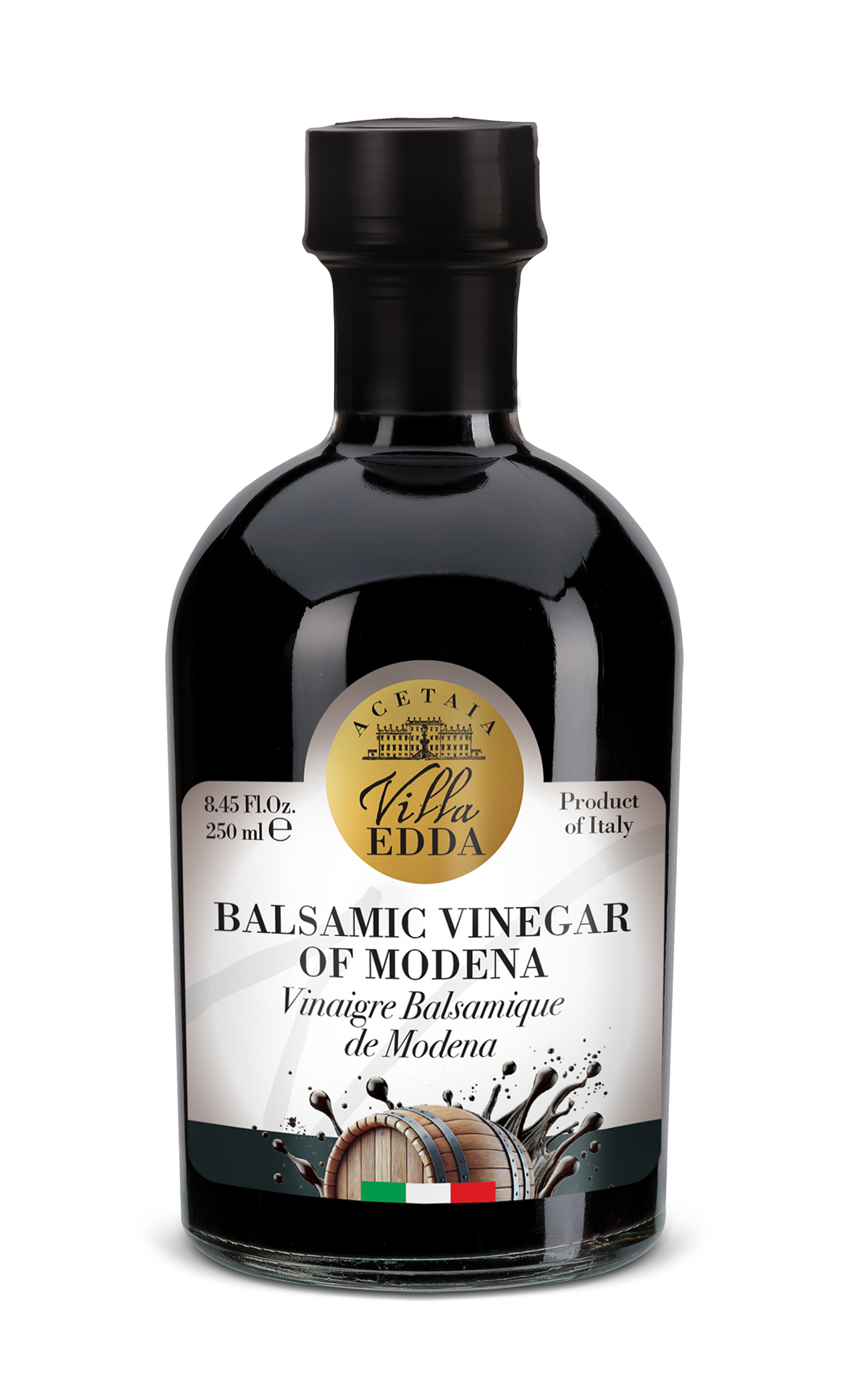 OCET BALSAMICZNY DI MODENA  NERA 250 ML 6/BOX VILLA EDDA