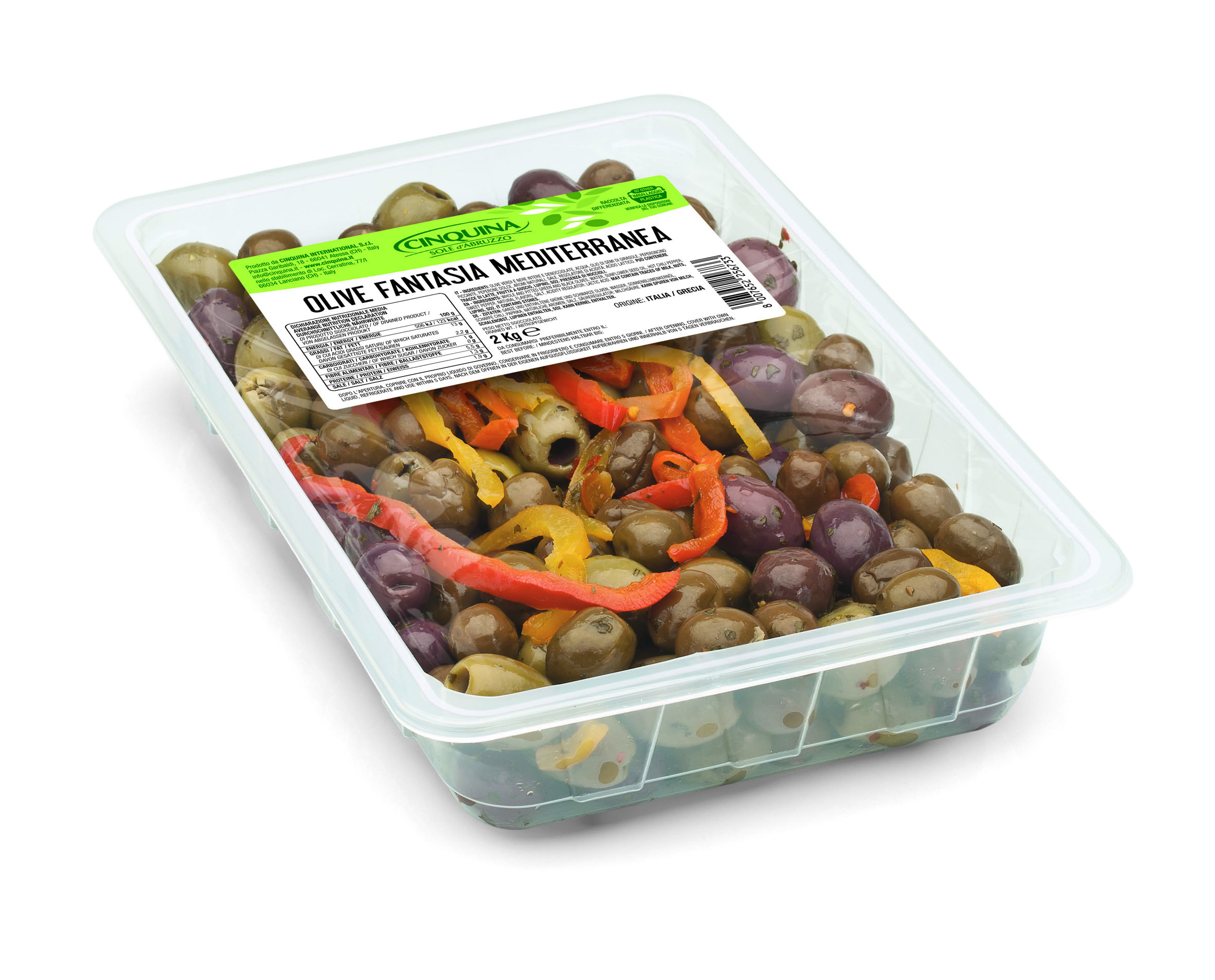 OLIWKI FANTAZJA ŚRÓDZIEMNOMORSKA 2 KG 2/BOX CINQUINA