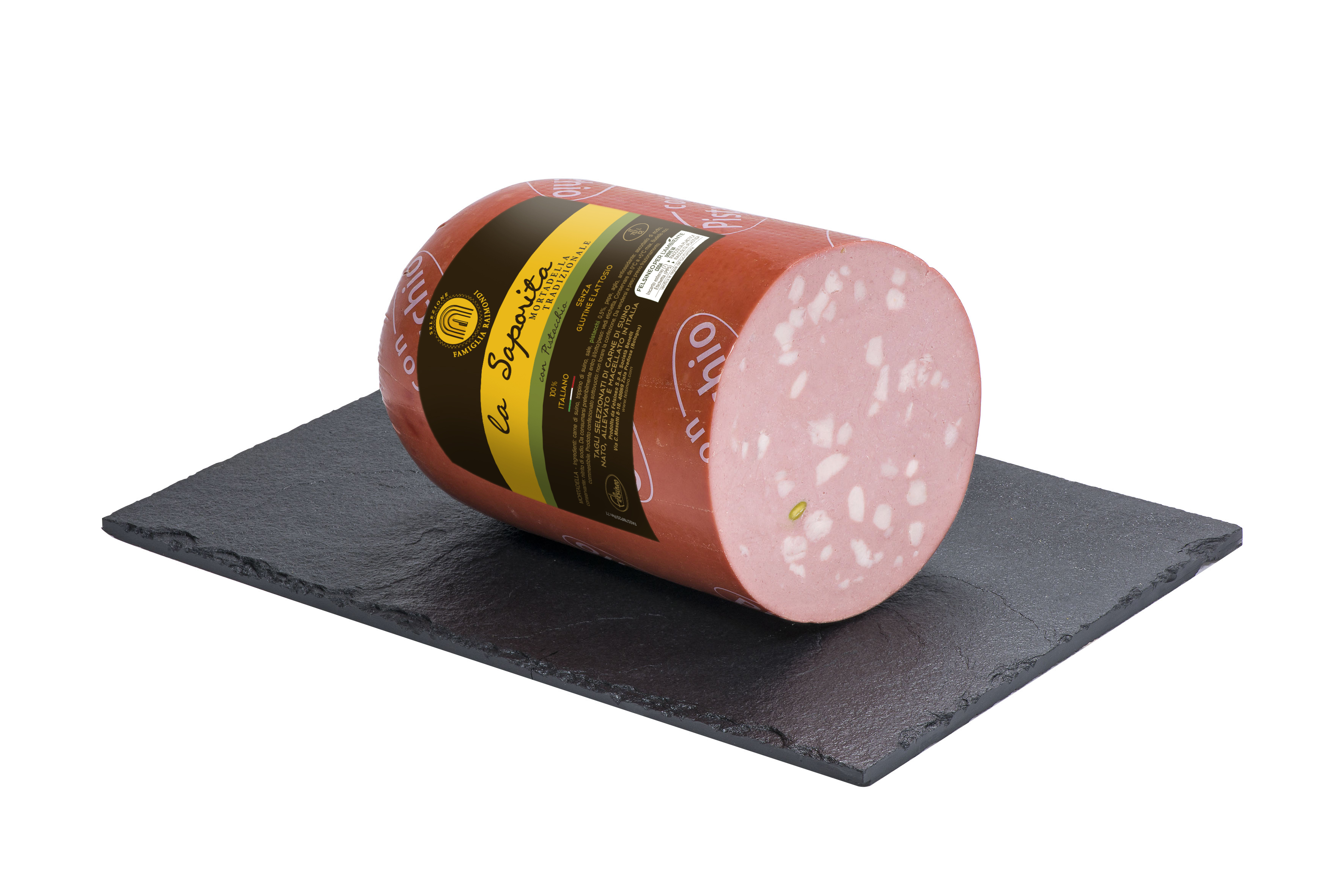 MORTADELLA LA SCICCOSA 100% WŁOSKA 1/2 24 CM Ø  OK.14KG SAN MICHELE