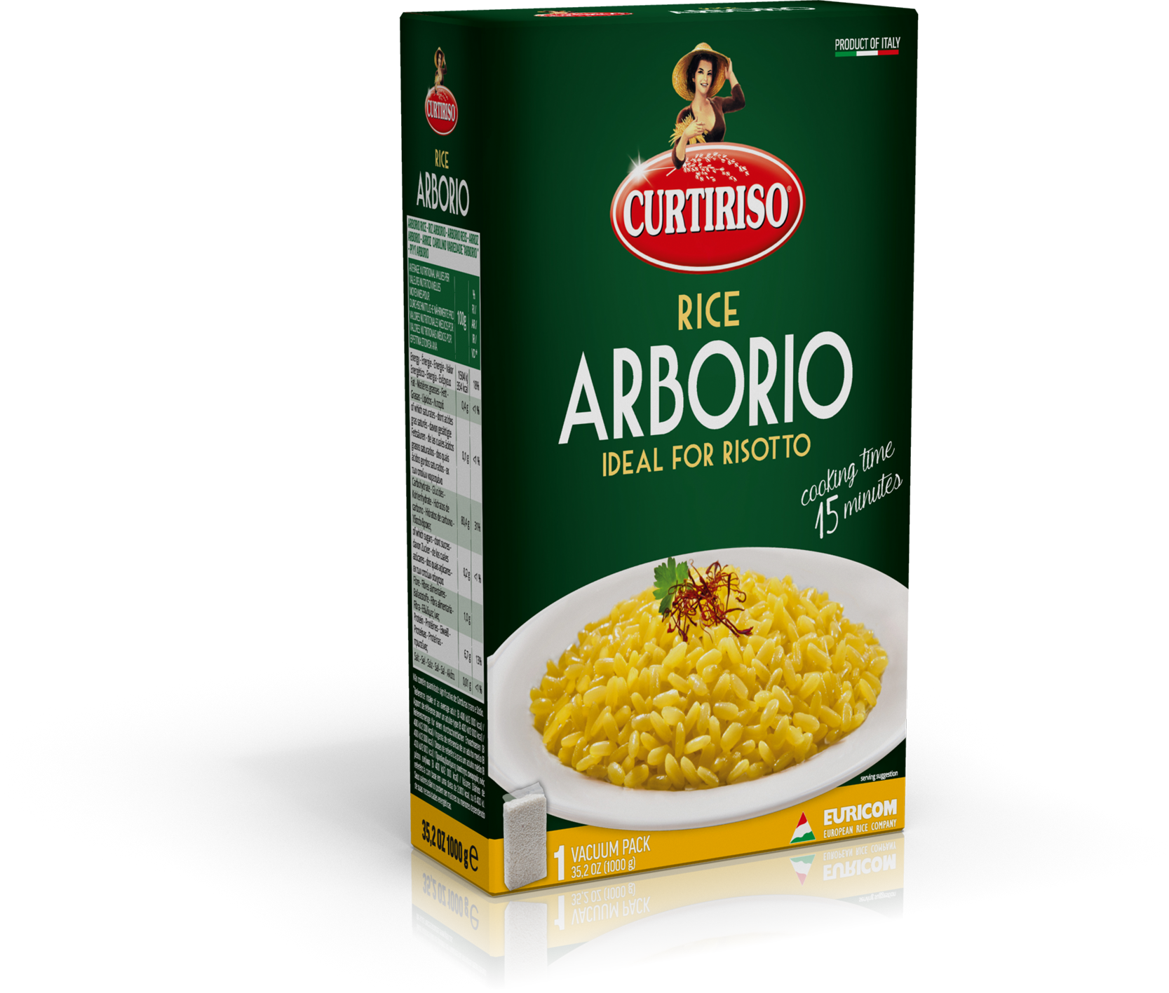 RYŻ ARBORIO 1 KG 10/BOX CURTIRISO