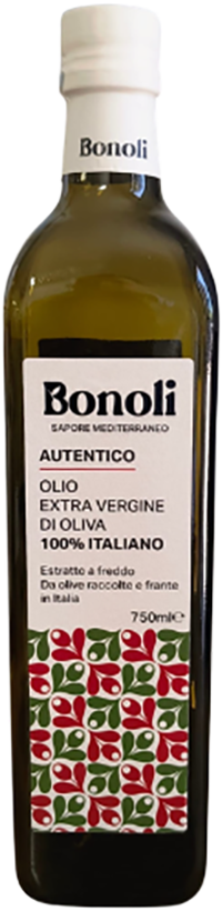 OLIWA EXTRA VERGINE DI OLIVA 100% ITALIANO AUTENTICO 750 ML BONOLI