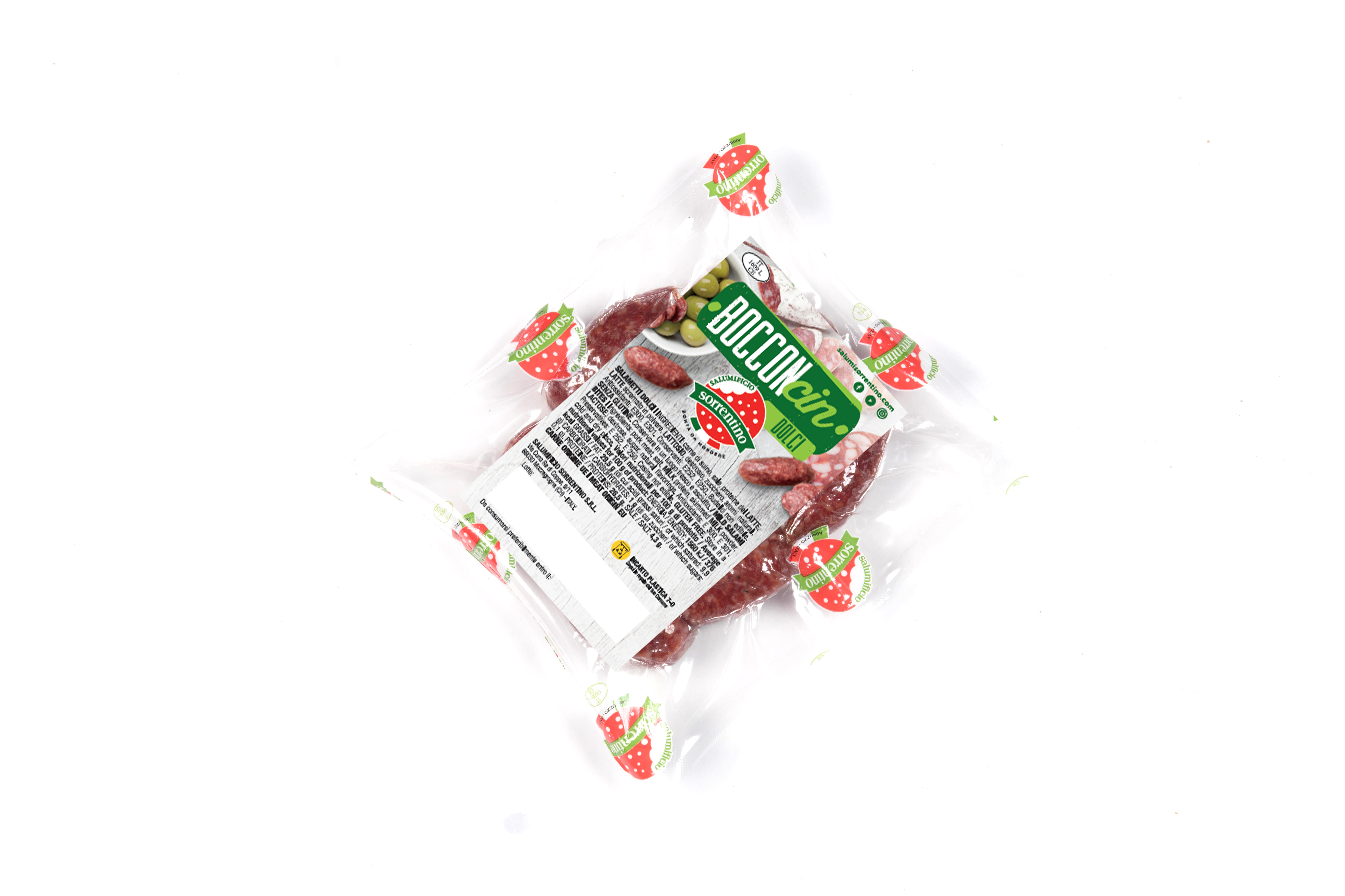 KIEŁBASKI DOLCI BOCCONCINI ABRUZZESI OK.1KG 6/BOX SORRENTINO