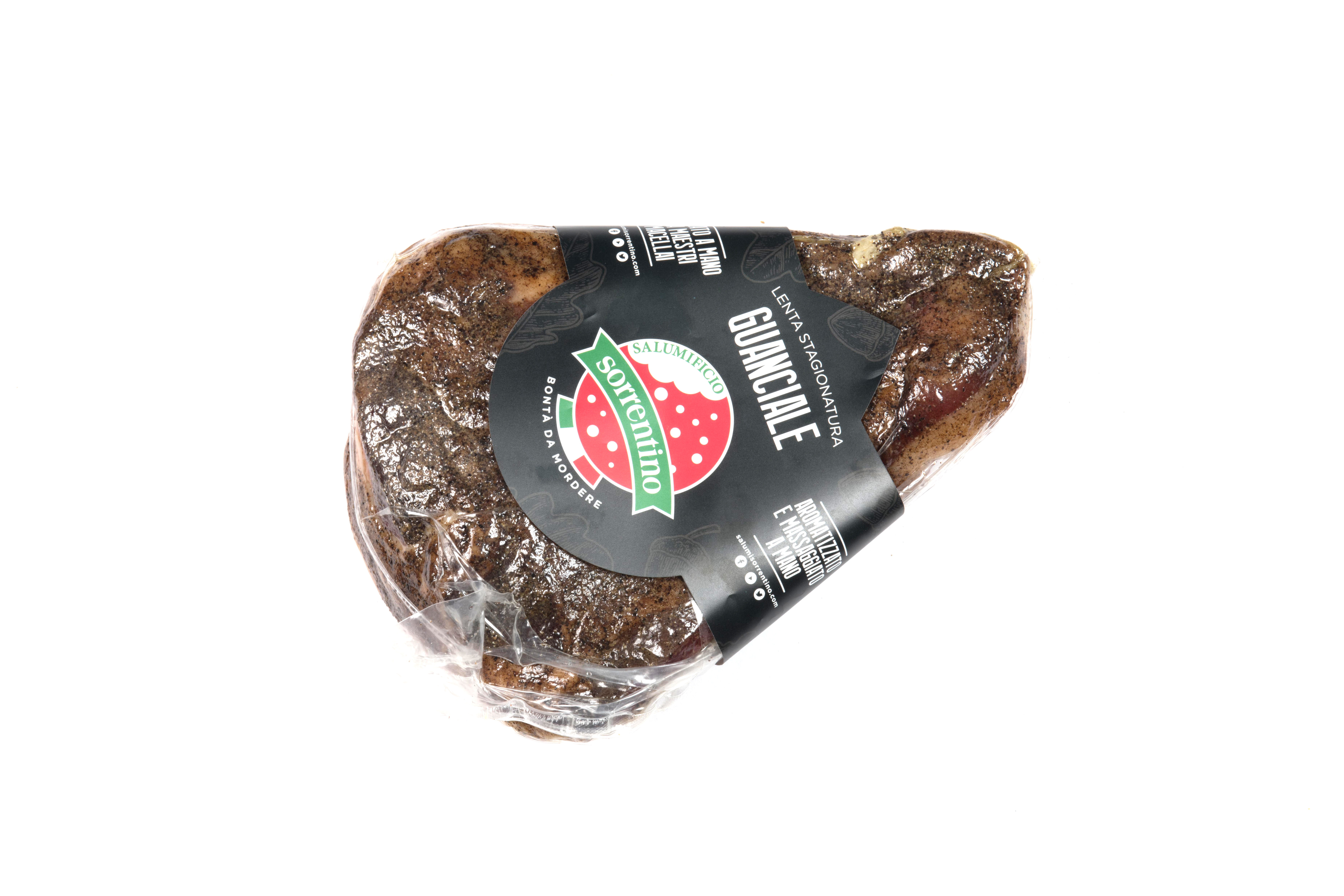GUANCIALE CON PEPE / Z PIEPRZEM VAC. OK. 1.7KG 8/BOX SORRENTINO