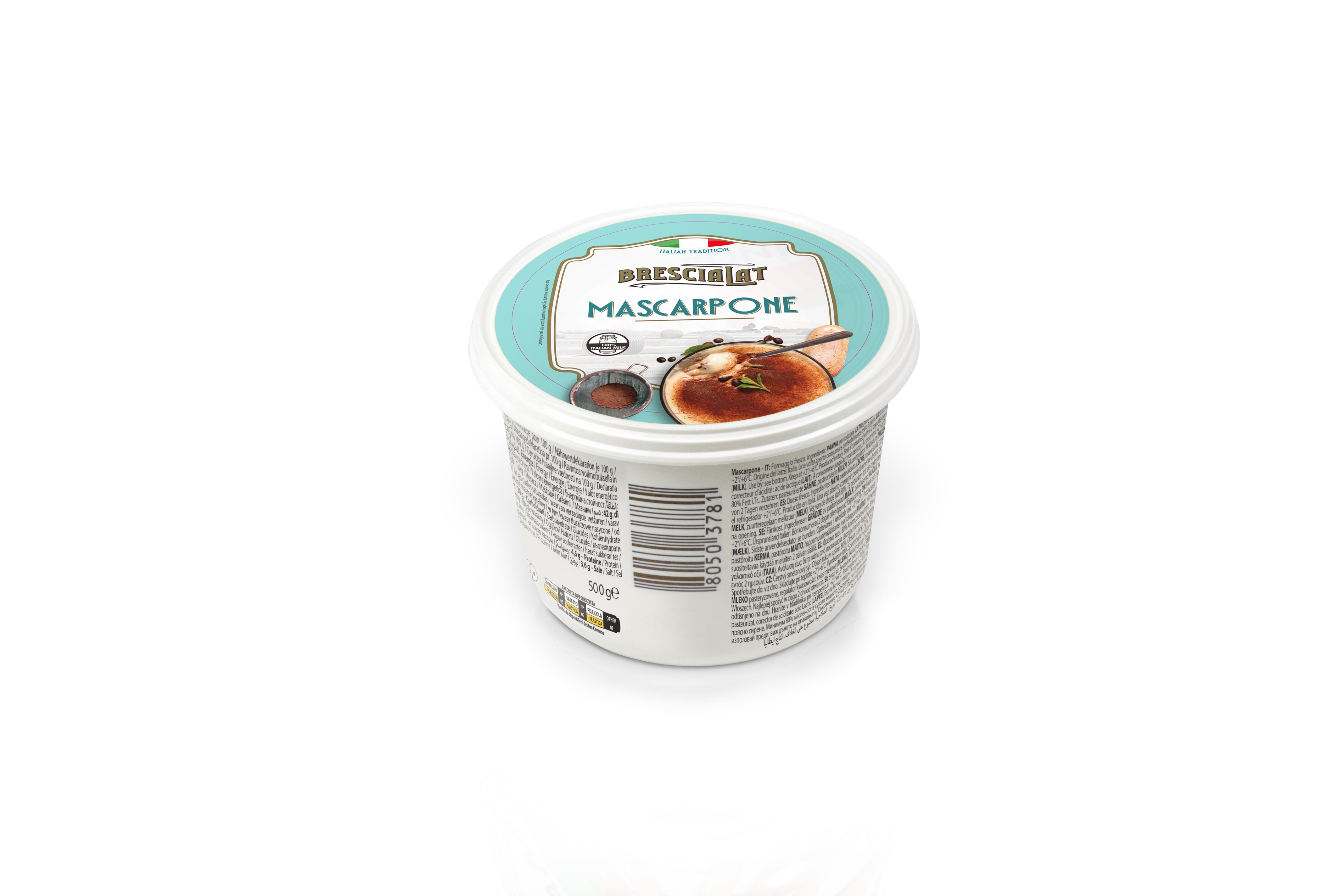 MASCARPONE 500 G 6/BOX BRESCIALAT
