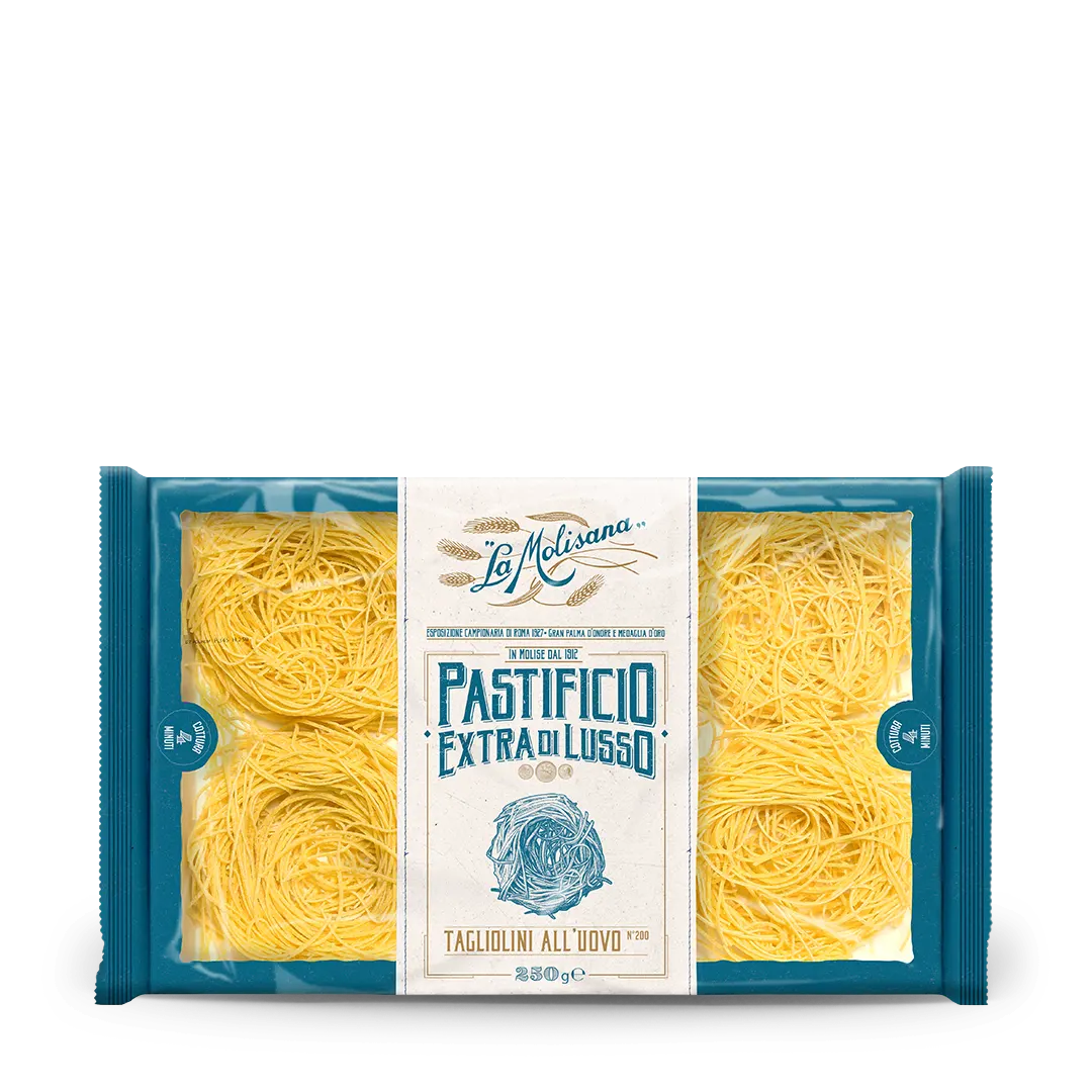 MAKARON TAGLIOLINI JAJECZNE EXTRA DI LUSSO 250 G 12/BOX LA MOLISANA