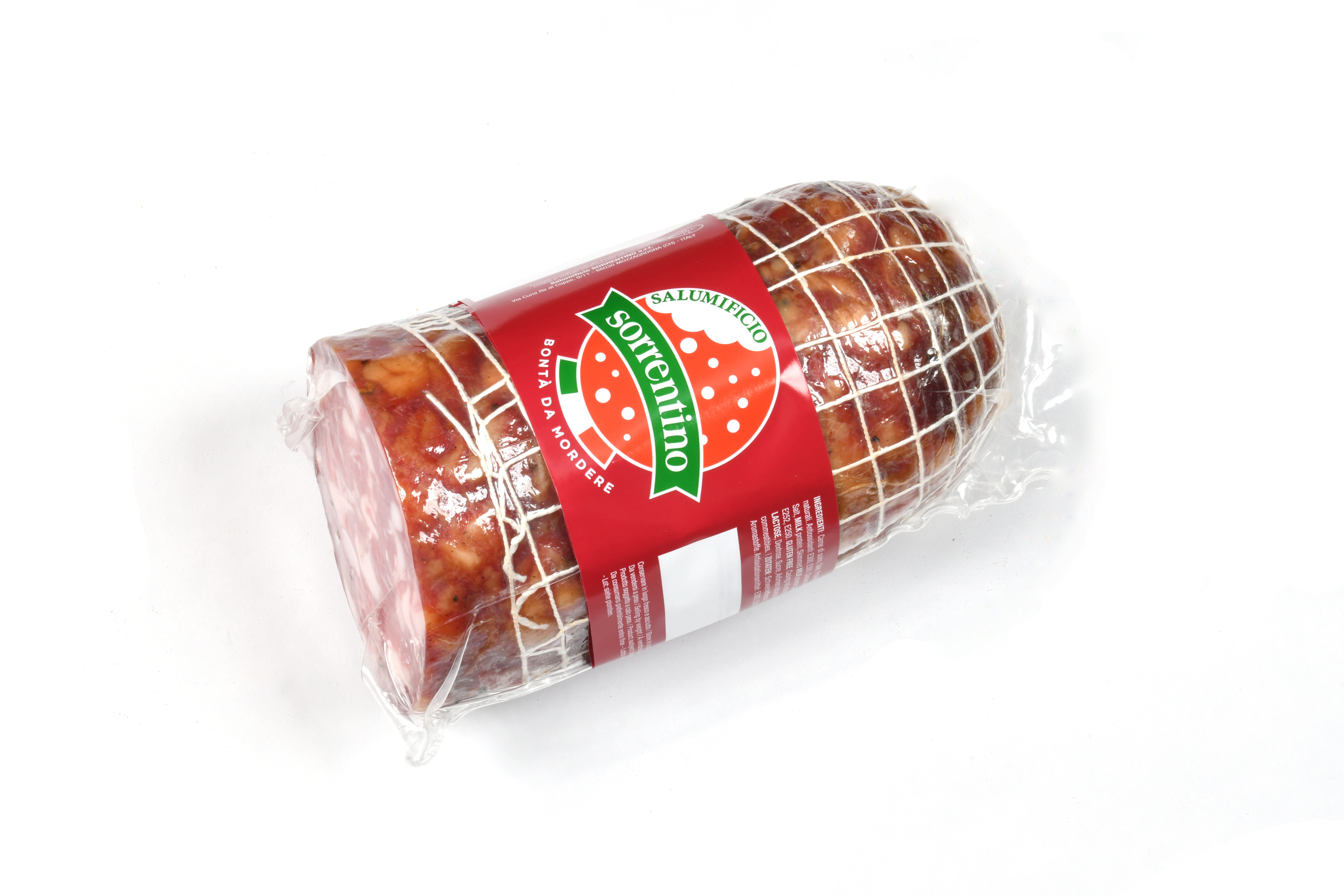 SALAMI SOPPRESSA SICILIANA 1/2 VAC. OK. 1.75KG 6/BOX SORRENTINO