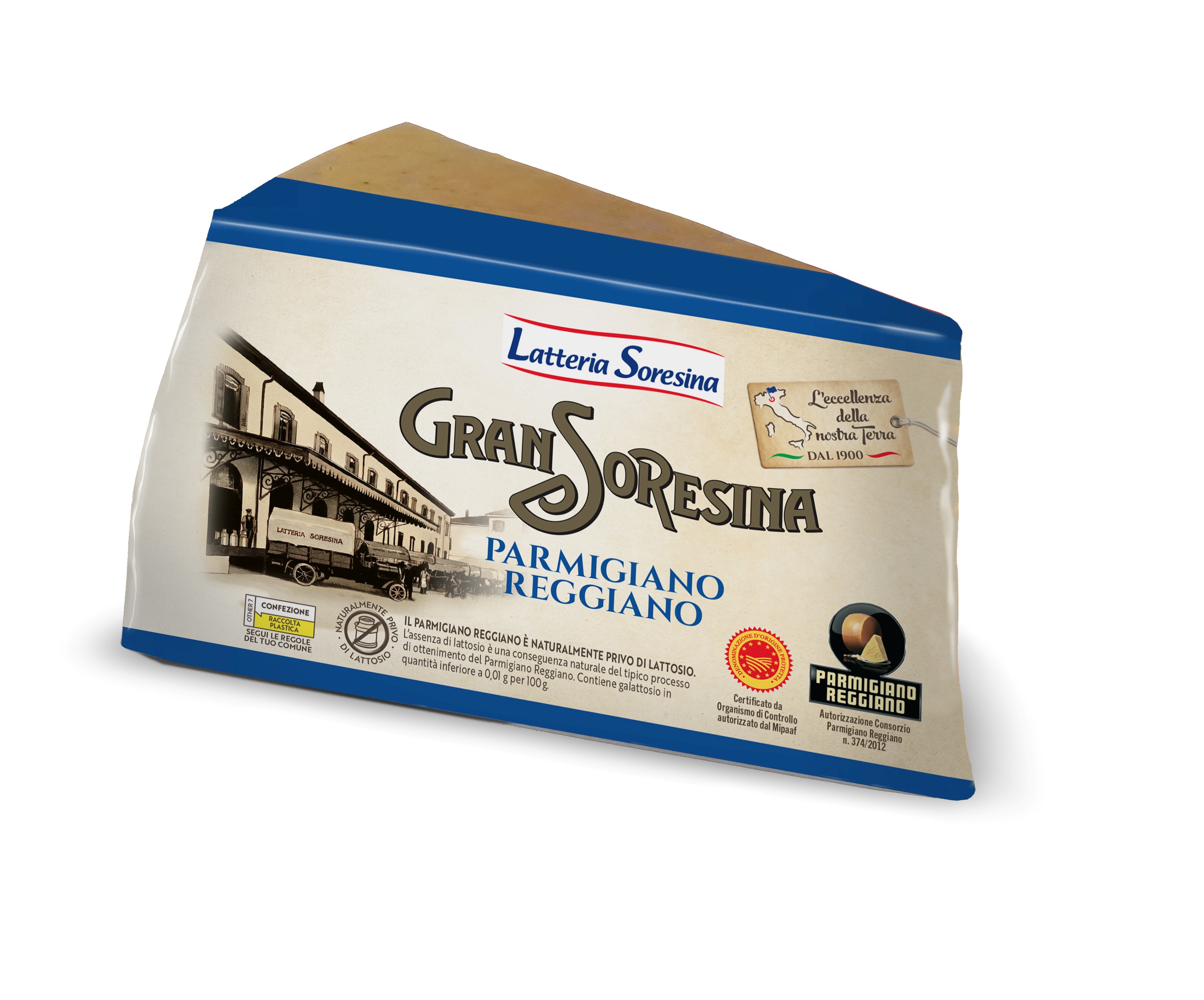 SER PARMIGIANO REGGIANO DOP OK. 1KG 8/BOX SORESINA