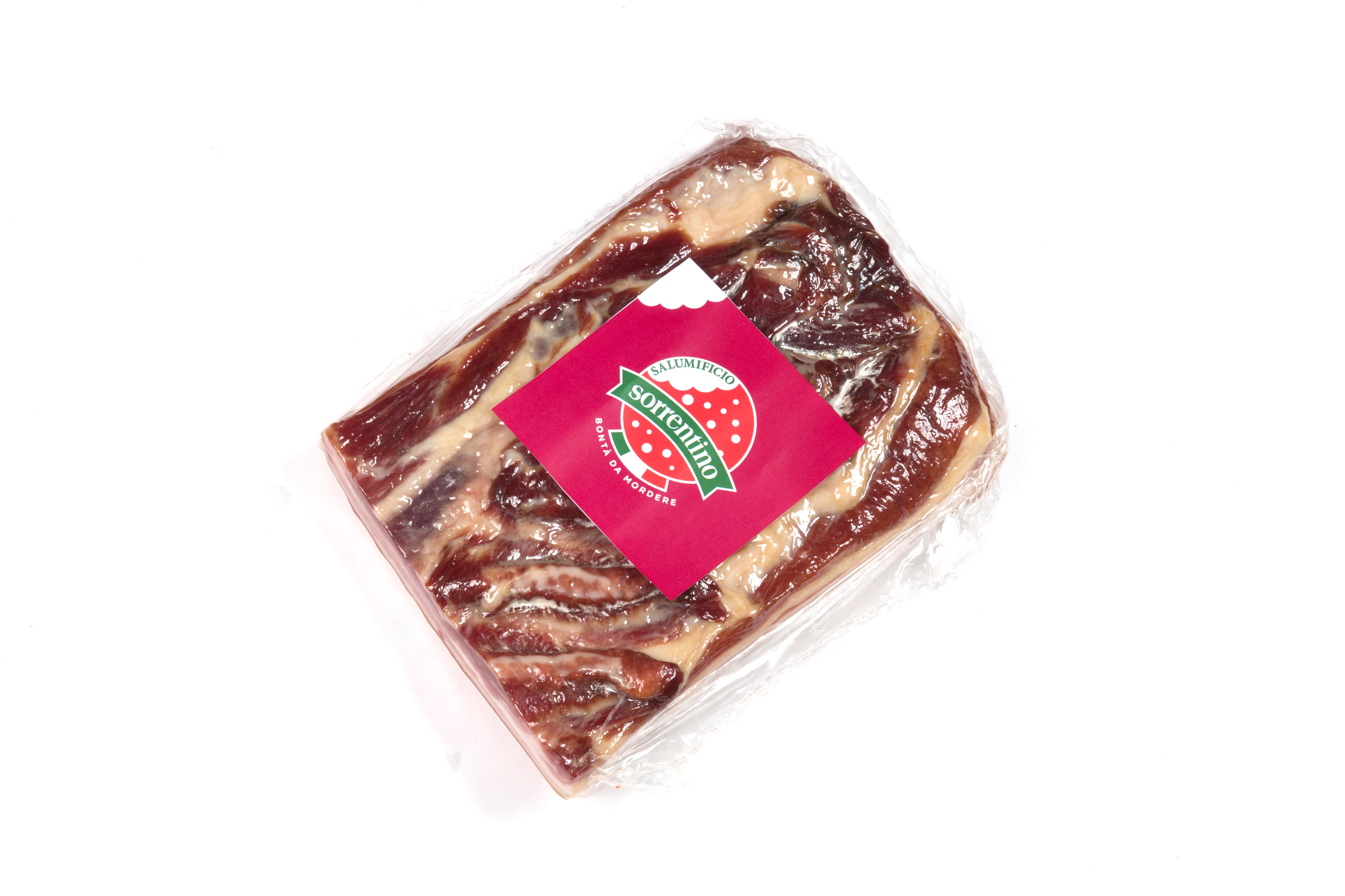 PANCETTA/BOCZEK DOLCE VAC. 1/2 OK. 1.5KG 8/BOX SORRENTINO