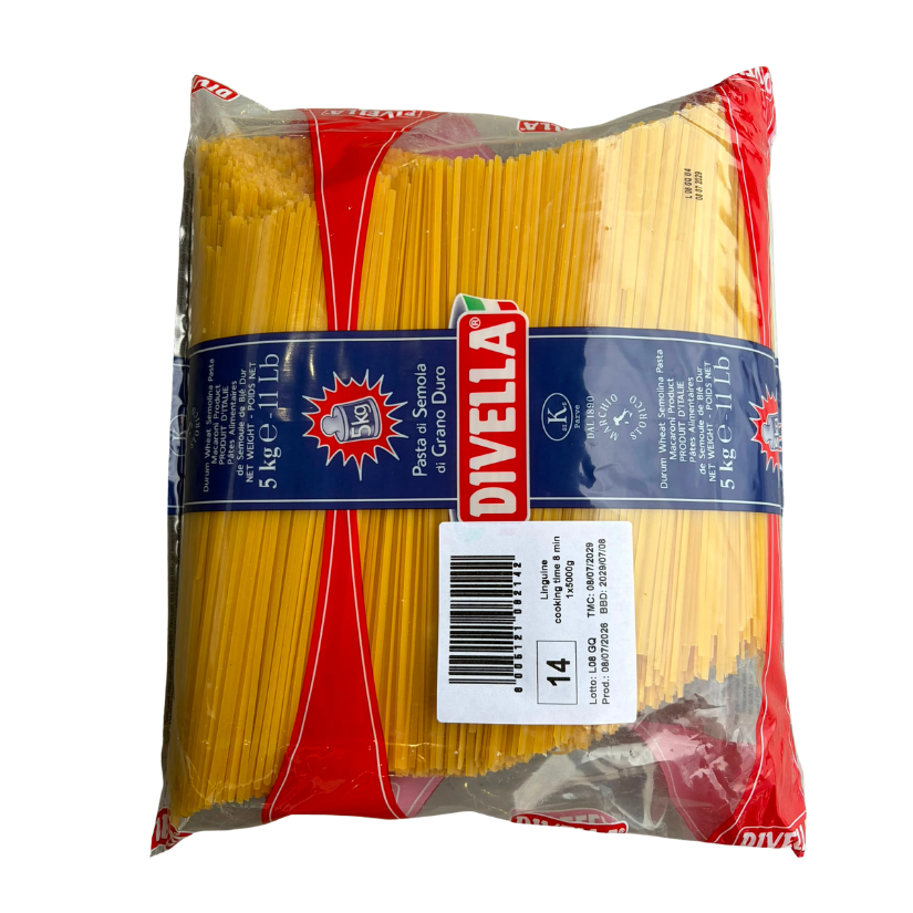 MAKARON LINGUINE 5 KG 3/BOX DIVELLA