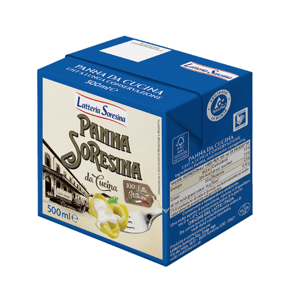 ŚMIETANA DO KUCHNII LA SORESINA UHT 500 ML (12 SZT) SORESINA