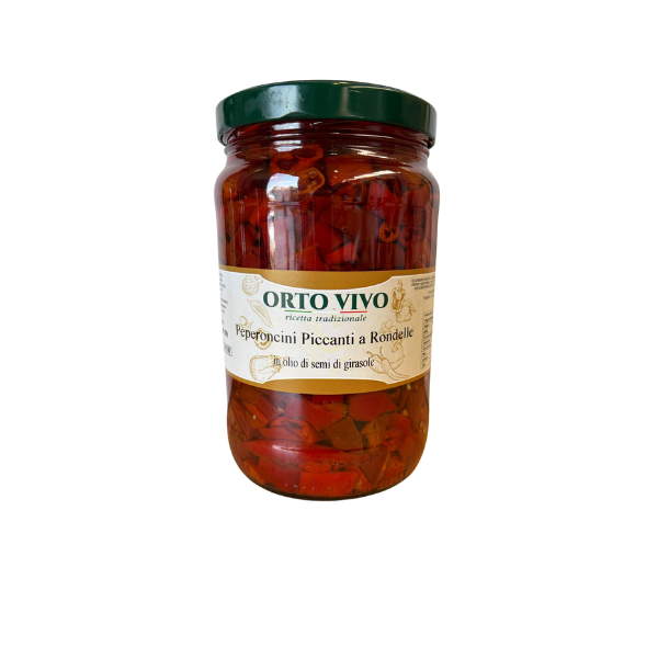 PAPRYKA PIKANTNA KRĄŻKI W OLEJU ORTO VIVO 1700 ML 4/BOX