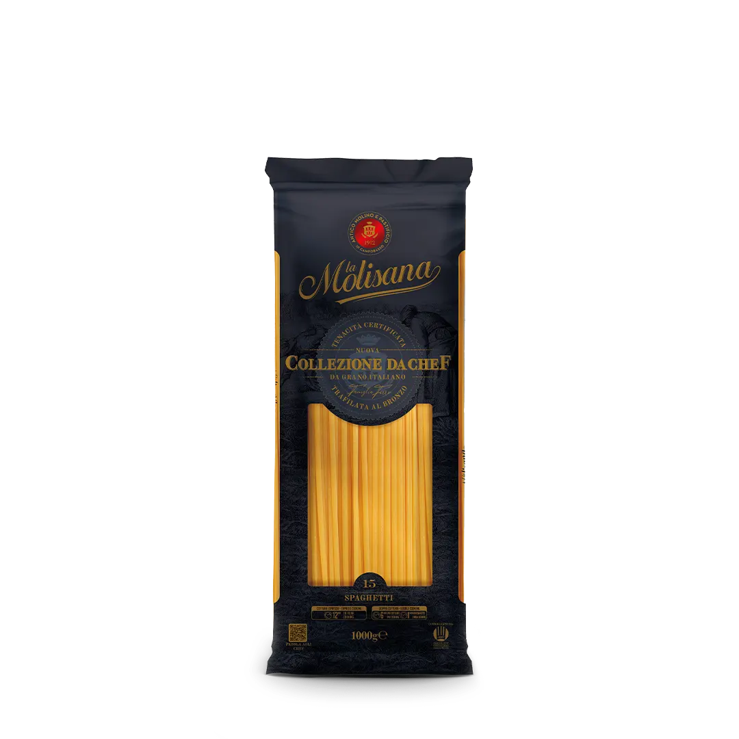 MAKARON SPAGHETTI COLLEZIONE CHEF 1KG 12/BOX LA MOLISANA