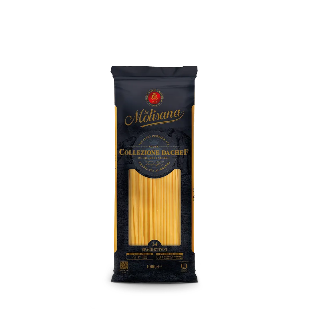 MAKARON SPAGHETTONI COLLEZIONE CHEF 1KG 12/BOX LA MOLISANA