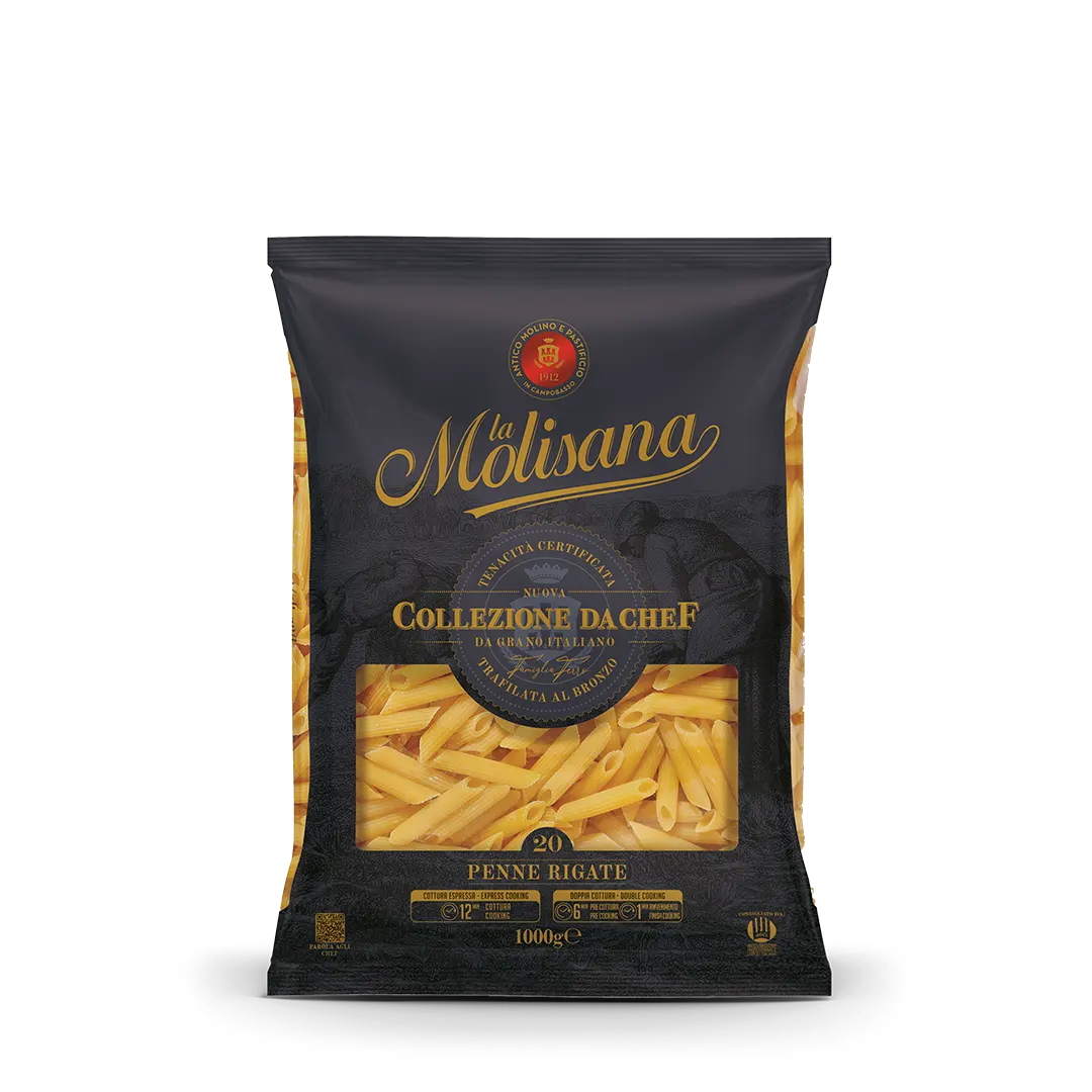 MAKARON PENNE RIGATE COLLEZIONE CHEF 1KG 12/BOX LA MOLISANA