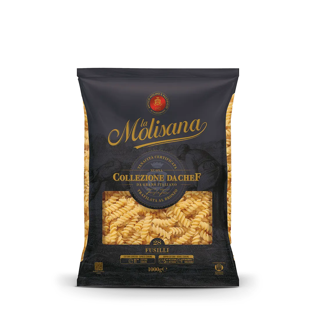 MAKARON FUSILLI COLLEZIONE CHEF 1KG 12/BOX LA MOLISANA