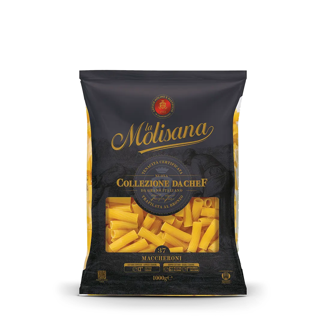 MAKARON RIGATONI COLLEZIONE CHEF 1KG 12/BOX LA MOLISANA