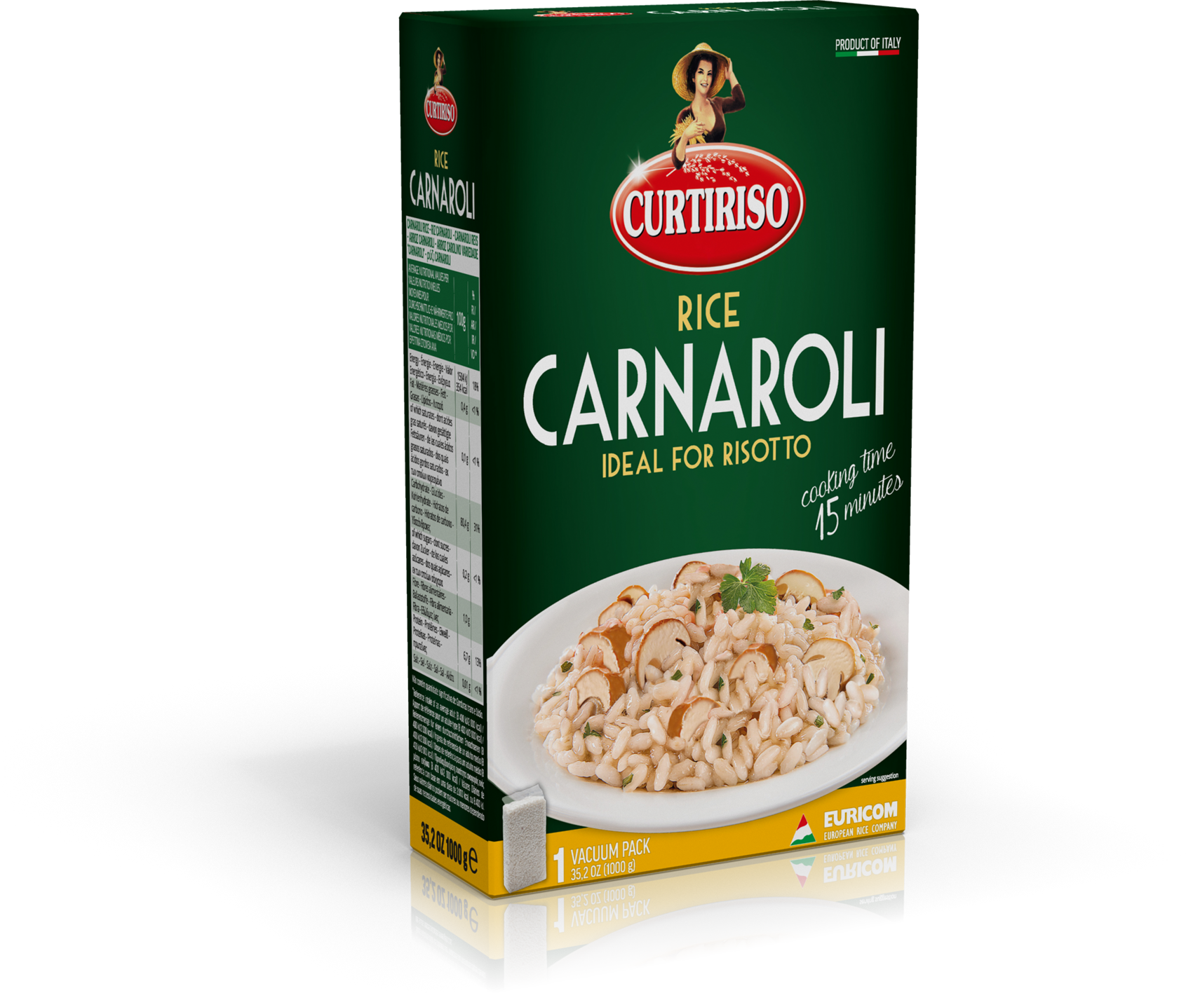 RYŻ CARNAROLI 1 KG 10/BOX CURTIRISO