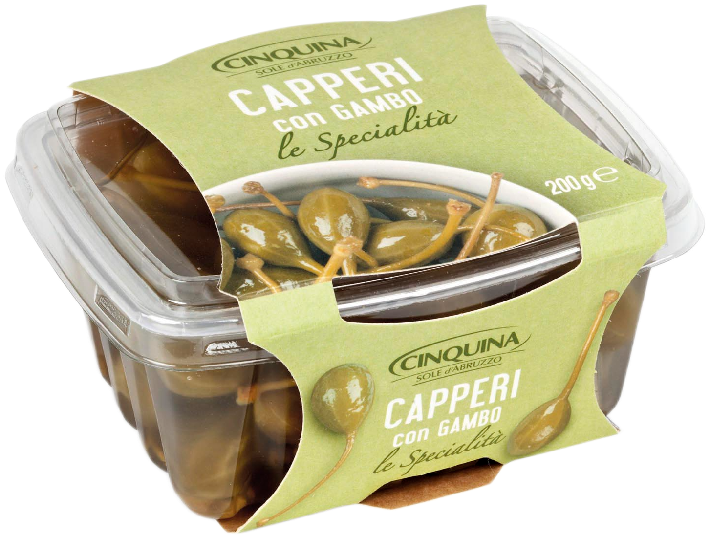 KAPARY Z ŁODYGĄ 200 G 12/BOX CINQUINA