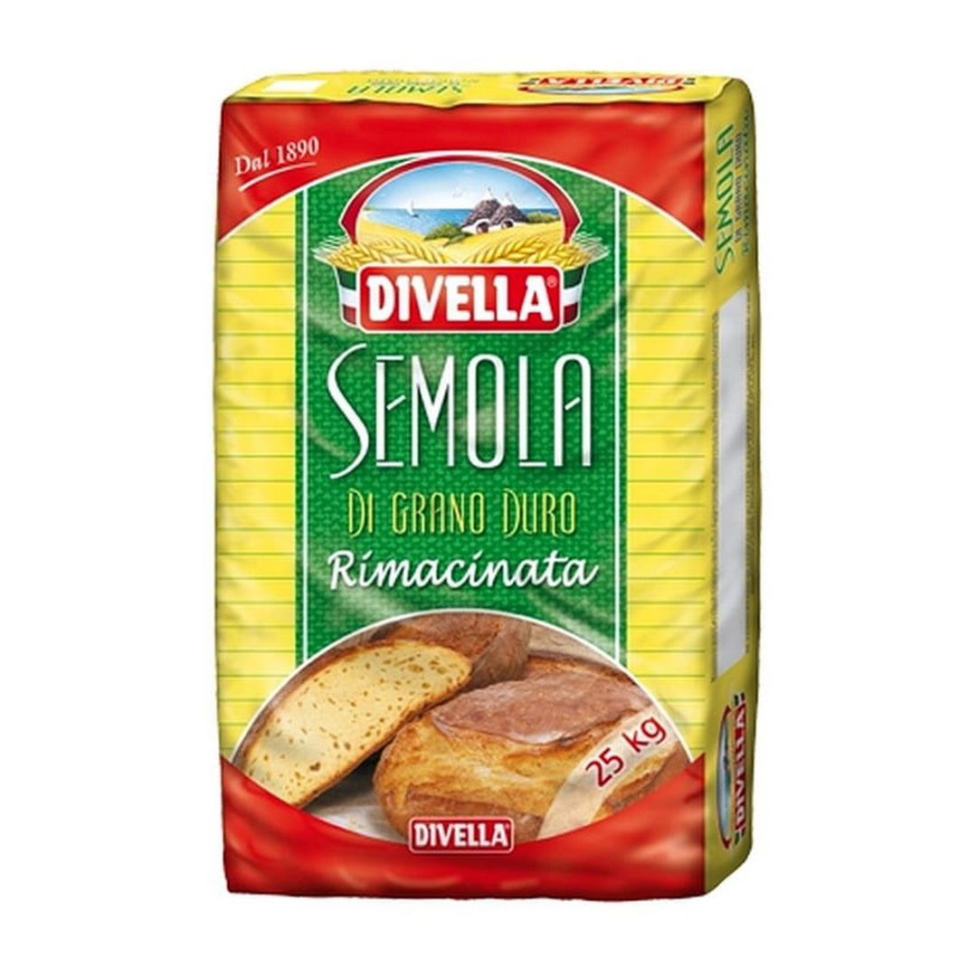 MĄKA SEMOLA RIMACINATA 1 KG 10/BOX DIVELLA