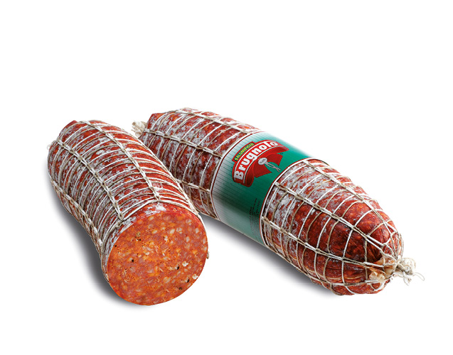 SALAMI VENTRICINA PIKANTNA VACUUM 3KG 4/BOX BRUGNOLO
