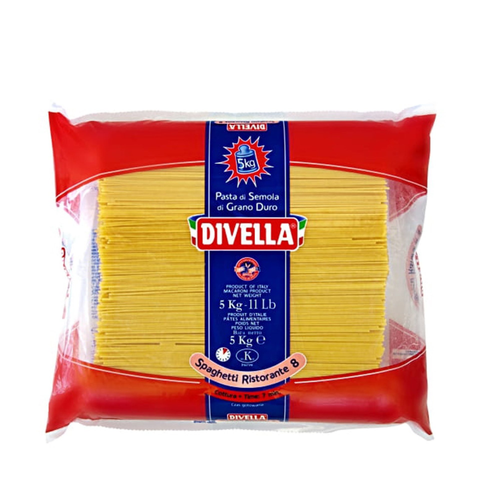 MAKARON SPAGHETTI 5 KG 3/BOX DIVELLA