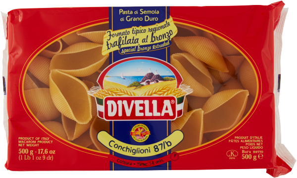 MAKARON CONCHIGLIONI 500 G 12/BOX DIVELLA