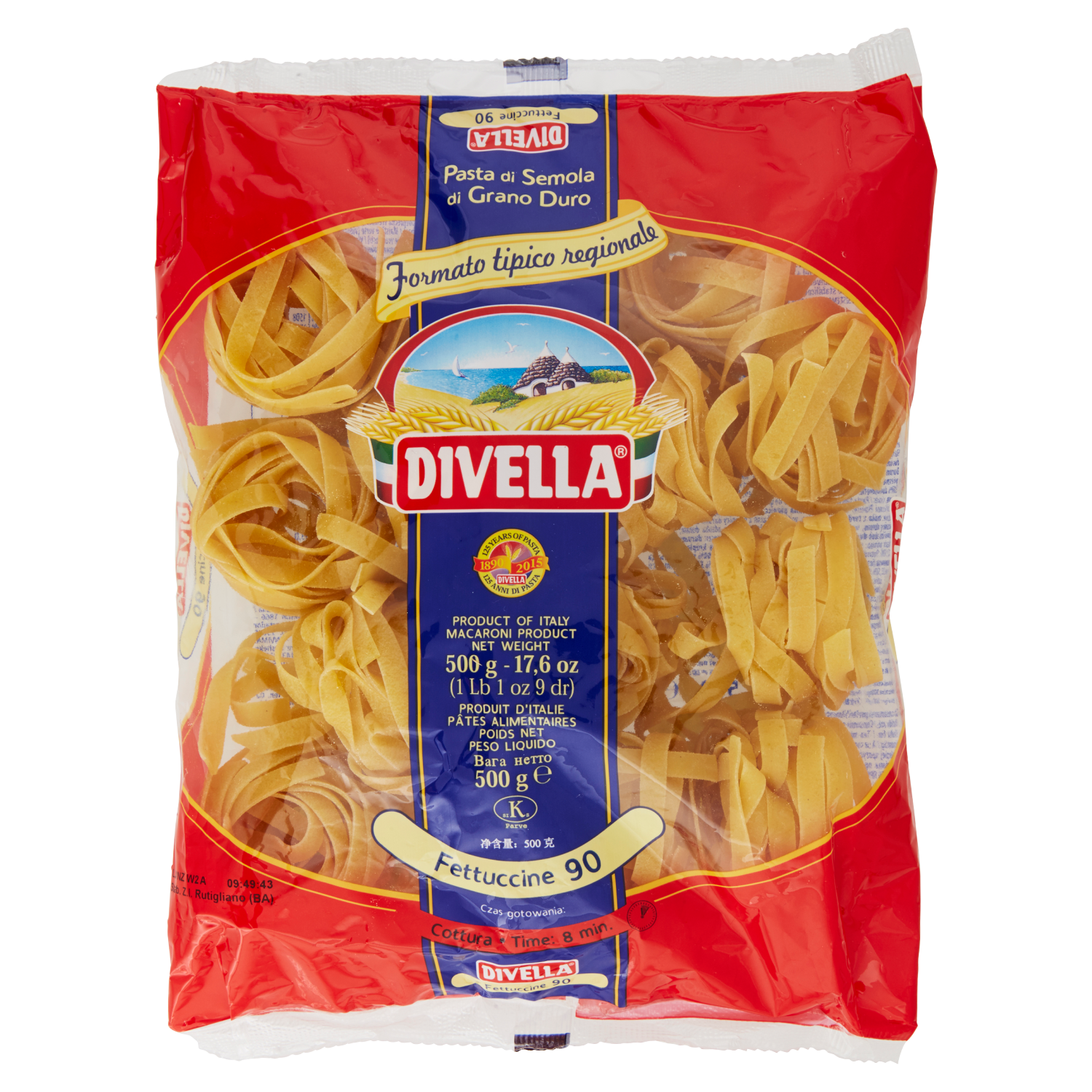 MAKARON FETTUCCINE 500 G 36/BOX DIVELLA