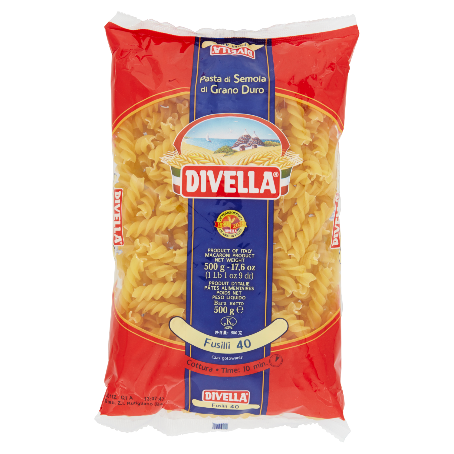 MAKARON FUSILLI 500 G 24/BOX DIVELLA