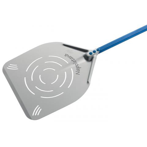 ŁOPATA NAPOLI PERFOROWANA ANODOWANA 33 CM, UCHWYT 150 CM GI.METAL