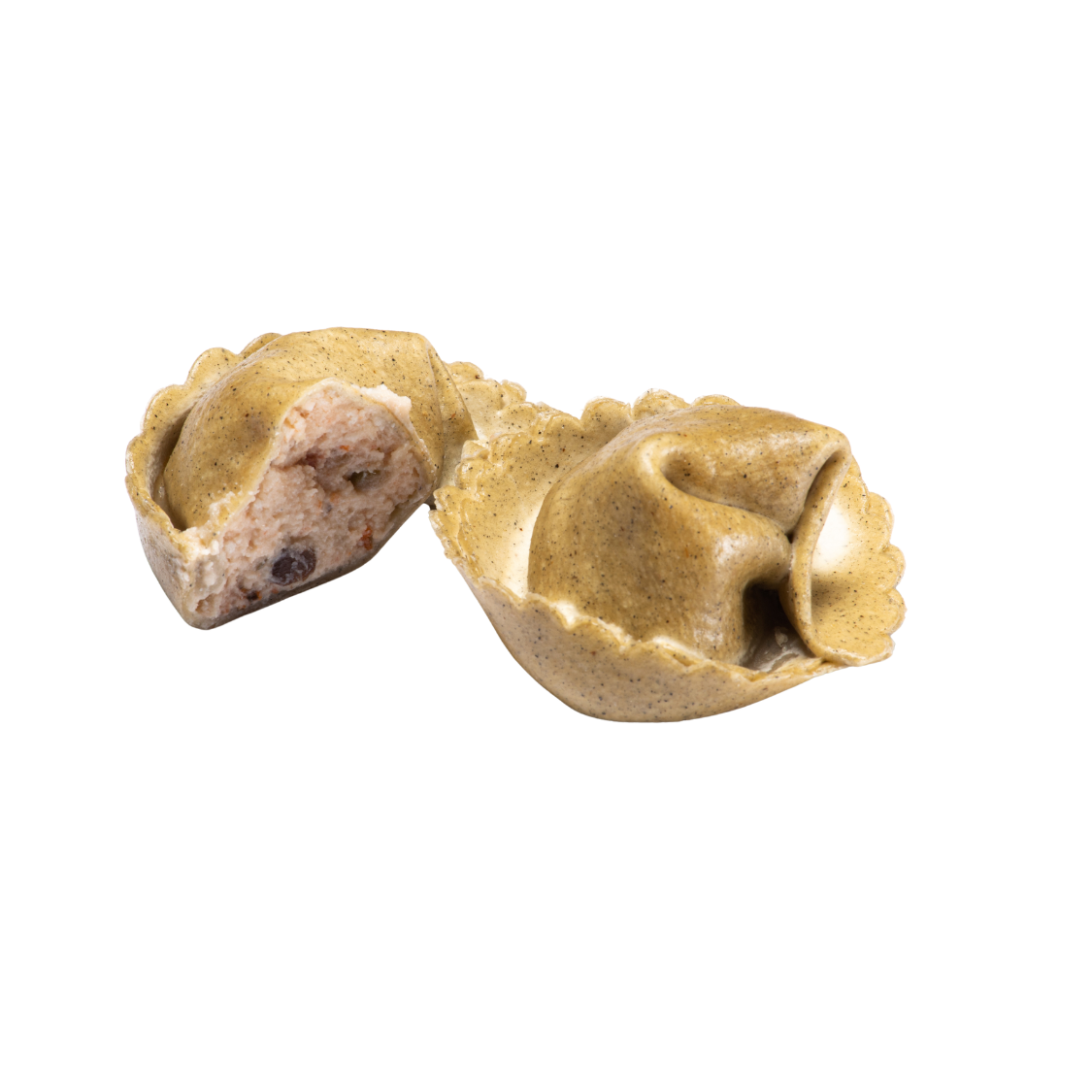 MAKARON TORTELLO Z PALONĄ PSZENICĄ, BURRATĄ, BAKŁAŻANEM I BAZYLIĄ MROŻONY 1 KG 3/BOX SABATELLI