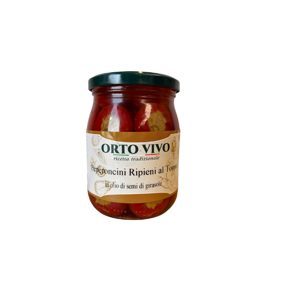 PAPRYKA NADZIEWANA TUŃCZYKIEM W OLEJU ORTO VIVO 580 ML 9/BOX