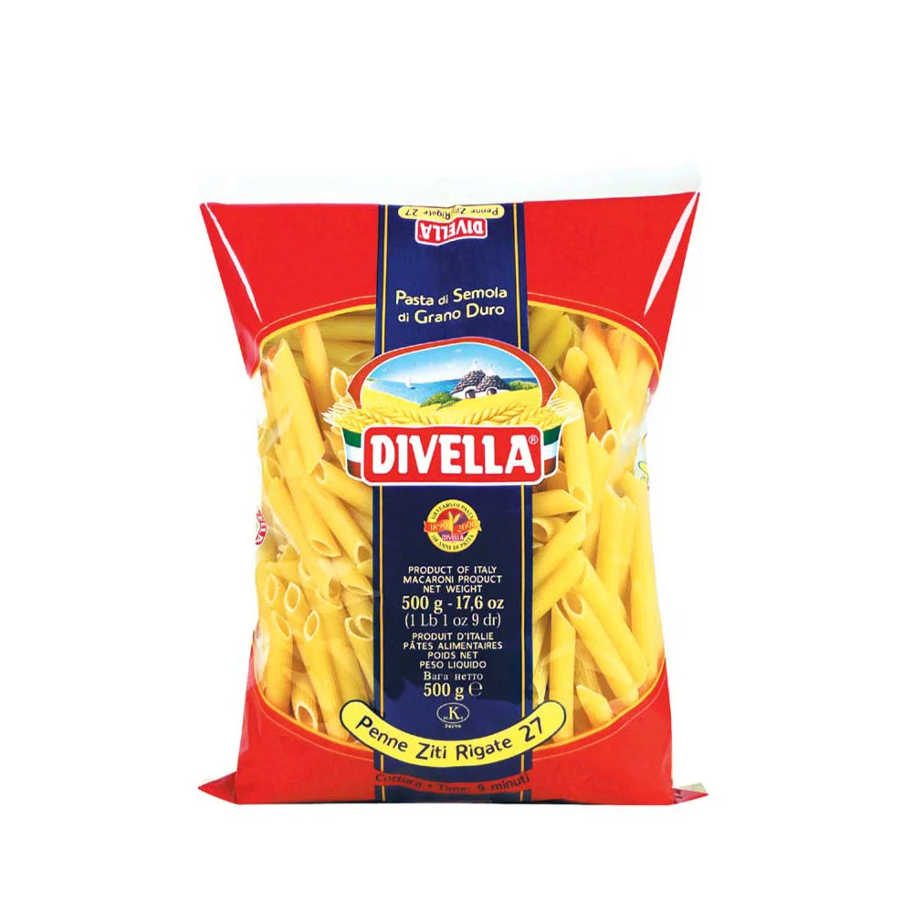 MAKARON PENNE RIGATE 500 G 24/BOX DIVELLA