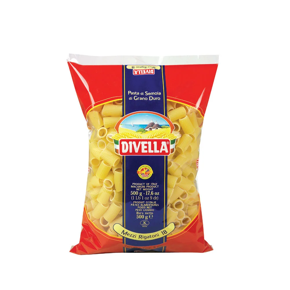 MAKARON RIGATONI 500 G 24/BOX DIVELLA