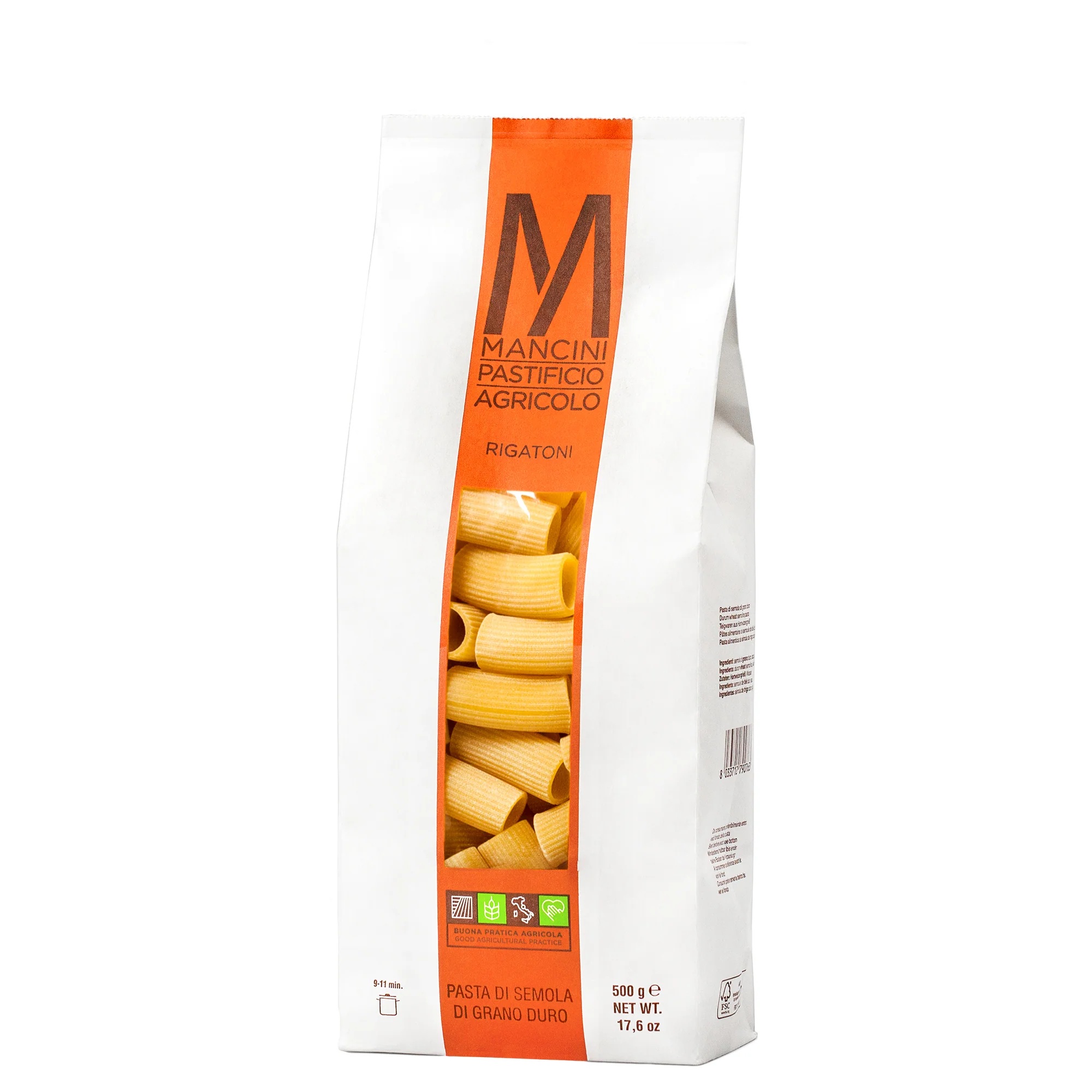 MAKARON RIGATONI MANCINI 500G 12/BOX
