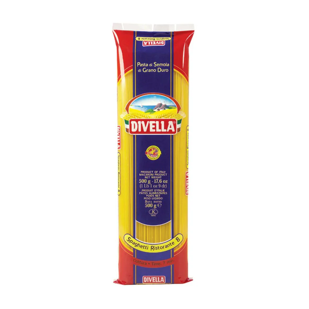 MAKARON SPAGHETTI RISTORANTE N.8 500 G 36/BOX DIVELLA