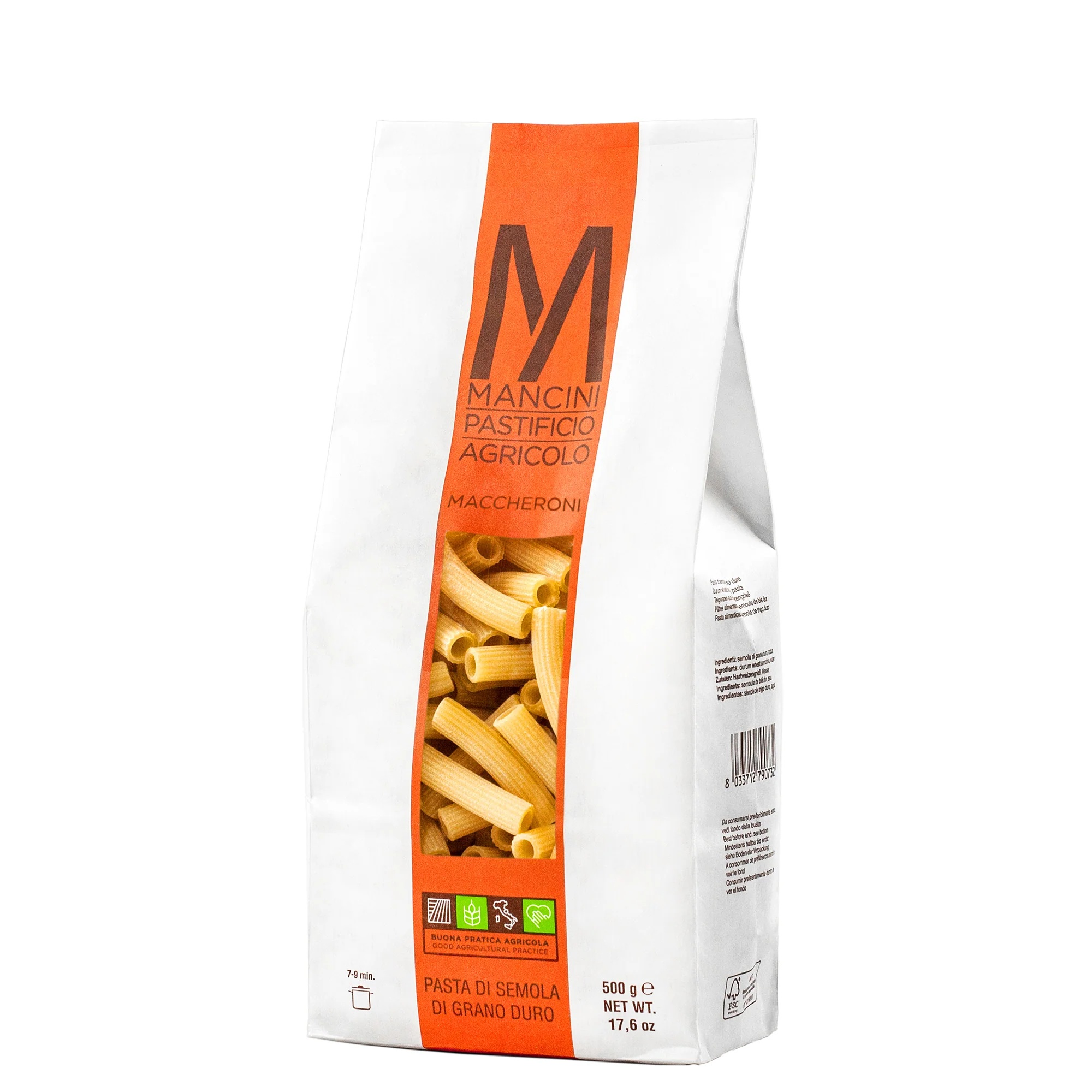 MAKARON MACCHERONI MANCINI 500G 12/BOX