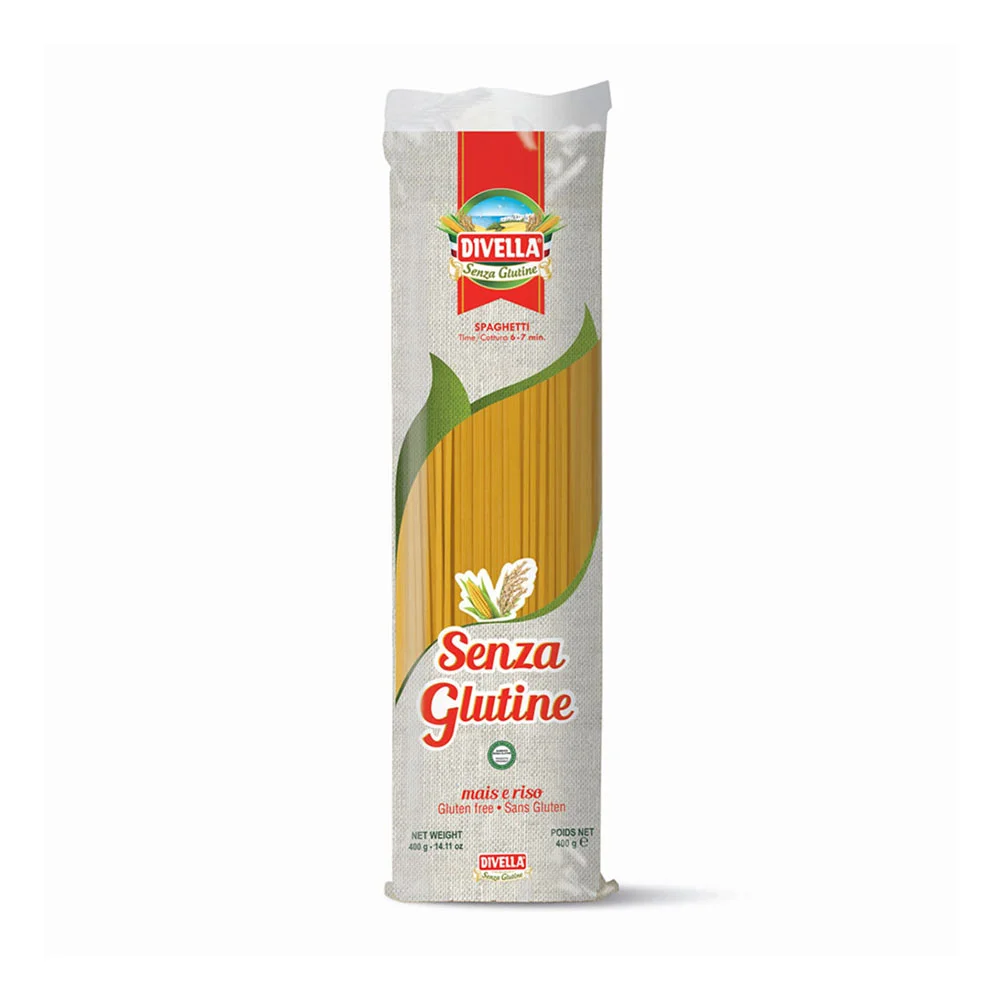 MAKARON SPAGHETTI BEZGLUTENOWE 400 G 15/BOX DIVELLA