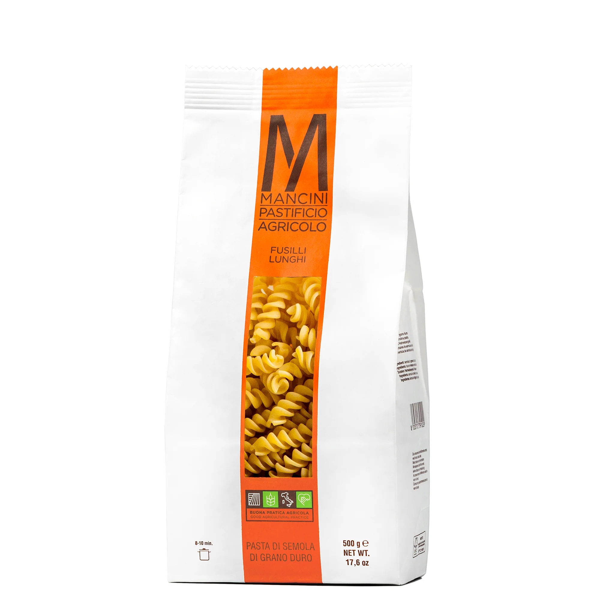 MAKARON FUSILLI DŁUGIE MANCINI 500G 12/BOX