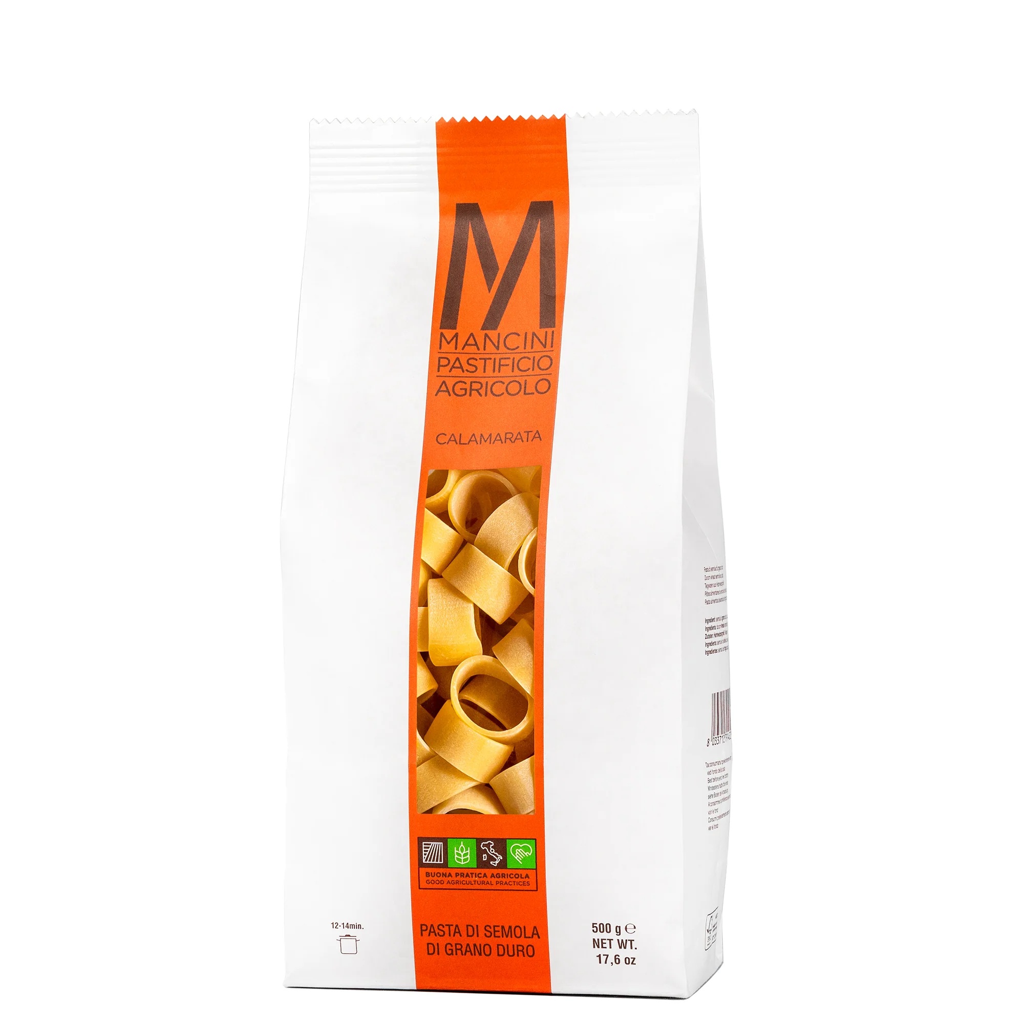 MAKARON CALAMARATA MANCINI 500G 12/BOX