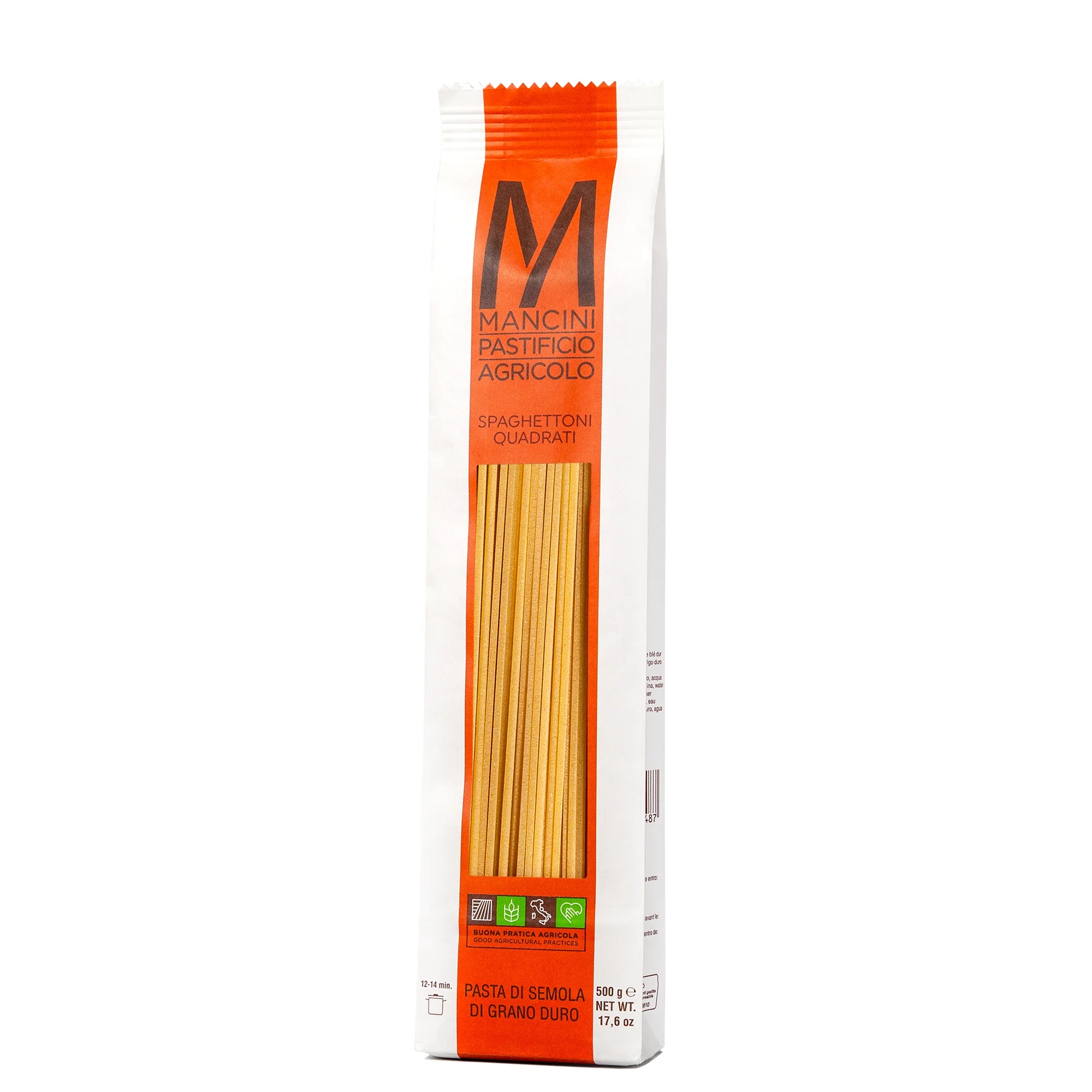 MAKARON SPAGHETTONI QUADRATI MANCINI 500G 12/BOX