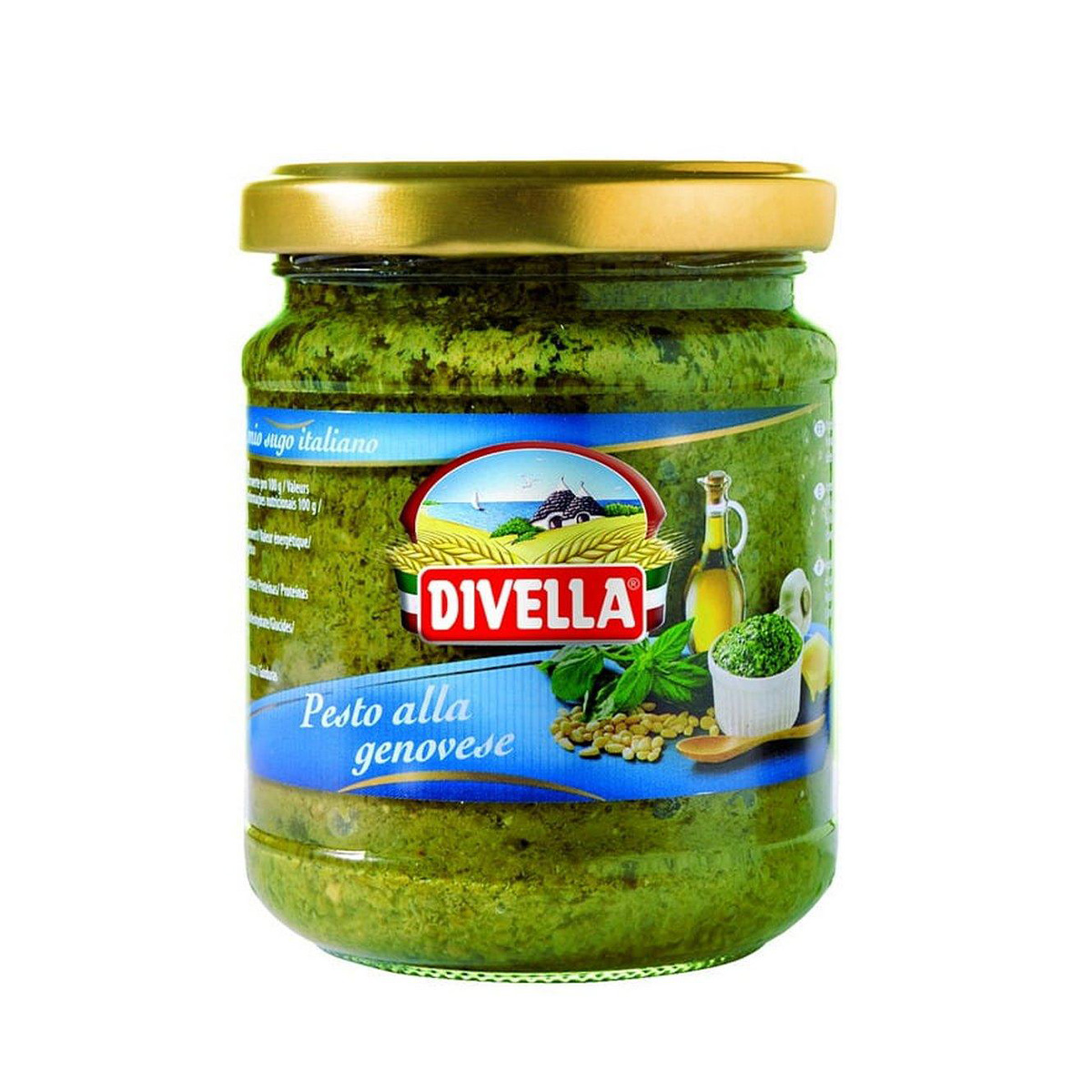 PESTO ALLA GENOVESE 190G 12/BOX DIVELLA