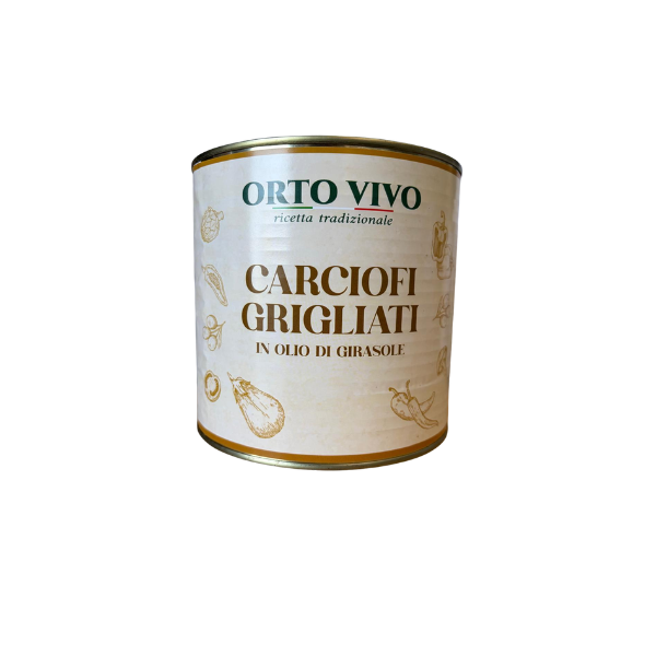 KARCZOCHY GRILLOWANE W OLEJU ORTO VIVO 2650 ML 6/BOX