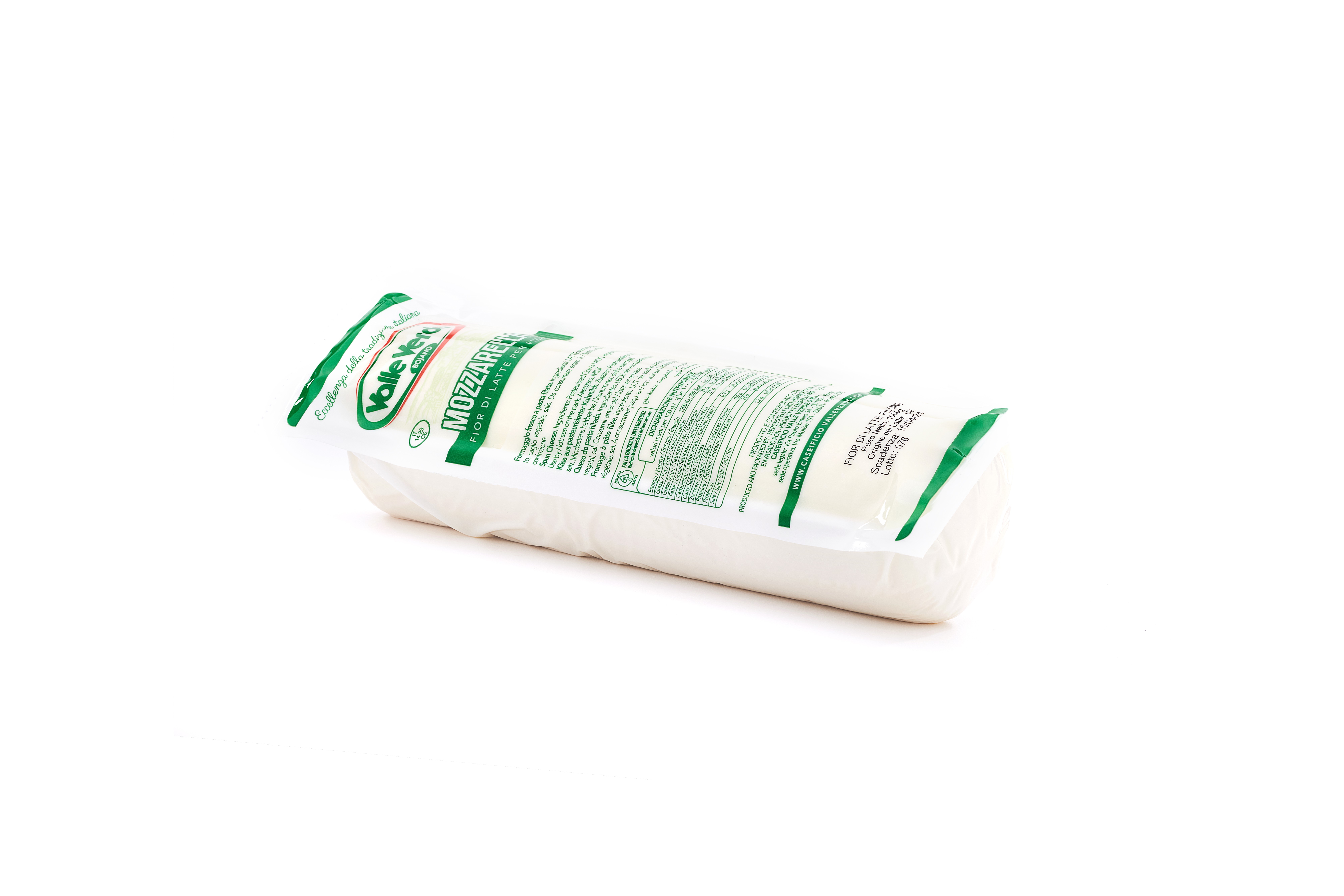 MOZZARELLA FIOR DI LATTE FILON WĘDZONY MROŻONY 1KG 10/BOX