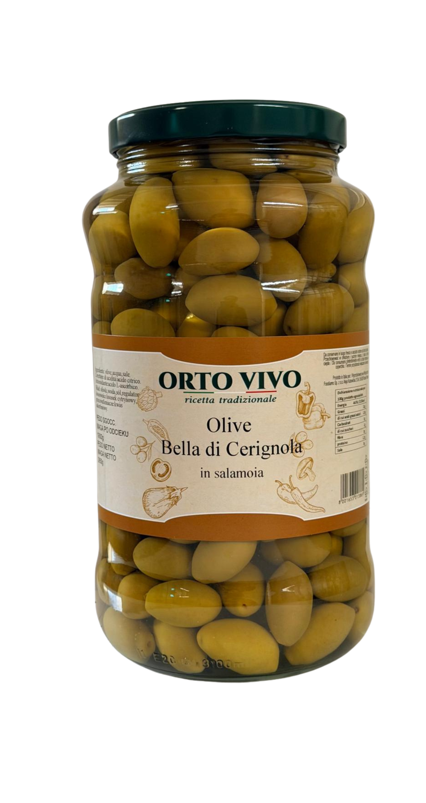 OLIWKI BELLA DI CERIGNOLA ORTO VIVO 3100 ML 2/BOX