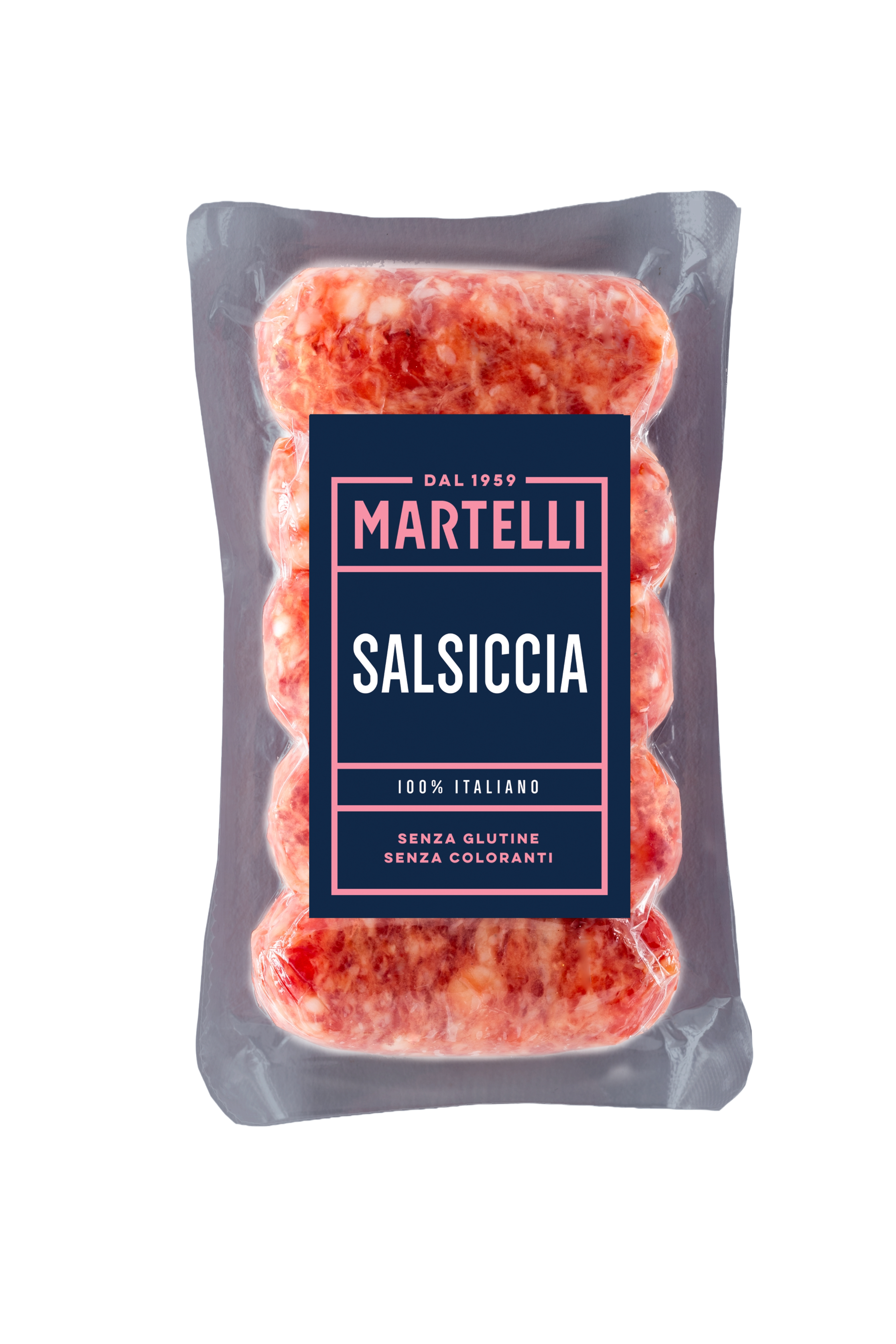 KLASYCZNA SUROWA SALSICCIA WŁOSKA 300G 9/BOX MARTELLI
