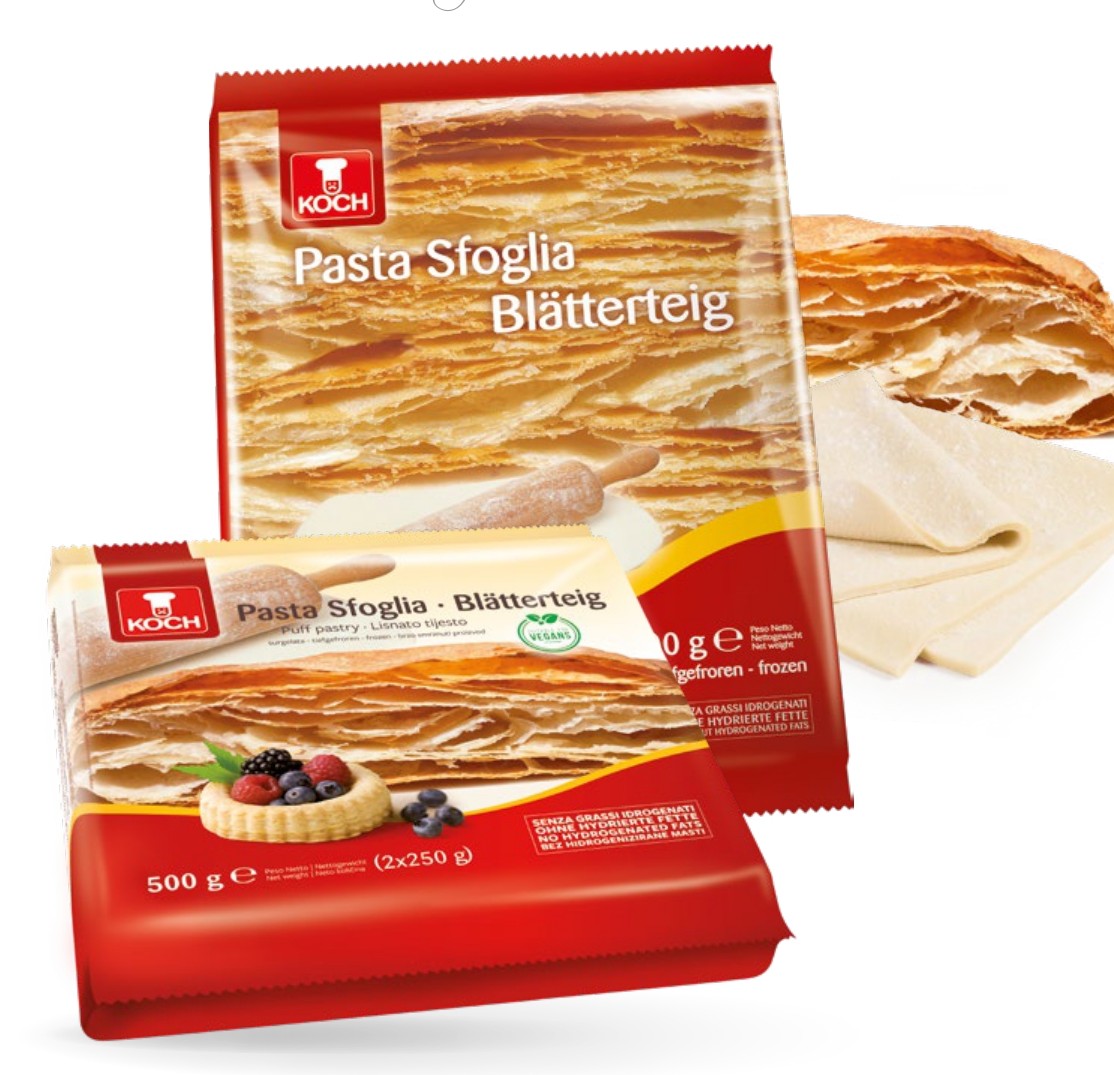 PASTA SFOGLIA/ CIASTO FRANCUSKIE MROŻONE 4X 2,5KG KOCH