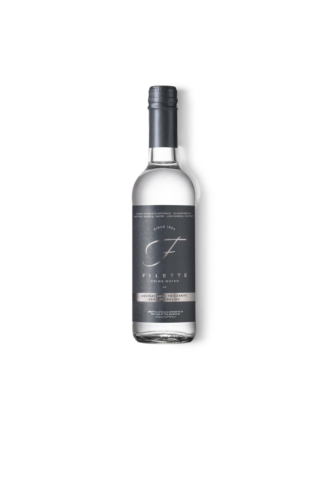WODA MINERALNA GAZOWANA ACQUA FILETTE SZKŁO 24 X 375 ML /BOX