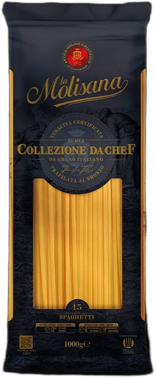 MAKARON SPAGHETTI 3000 KG 4/BOX COLLEZIONE DA CHEF LA MOLISANA